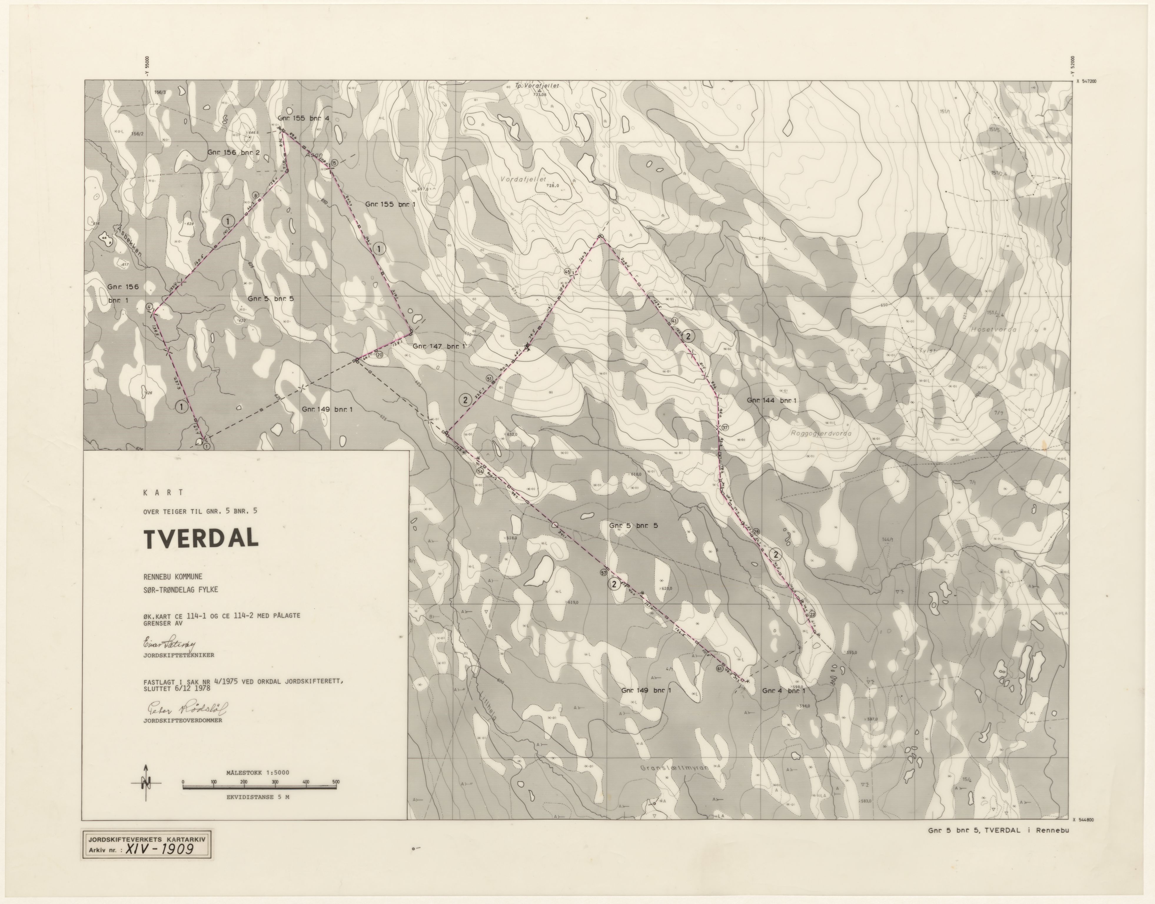 Jordskifteverkets kartarkiv, RA/S-3929/T, 1859-1988, p. 2988
