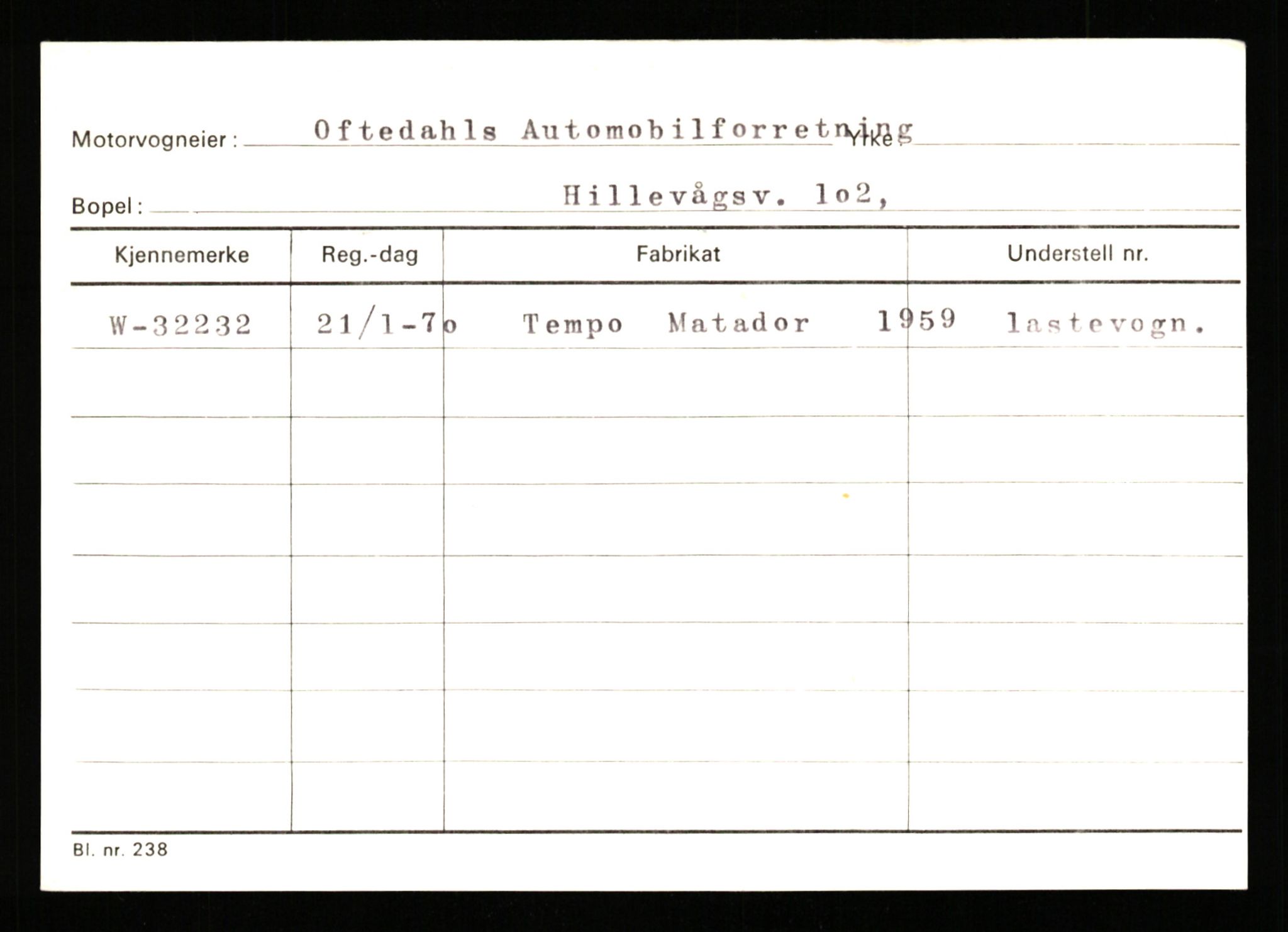 Stavanger trafikkstasjon, AV/SAST-A-101942/0/G/L0005: Registreringsnummer: 23000 - 34245, 1930-1971, p. 2864