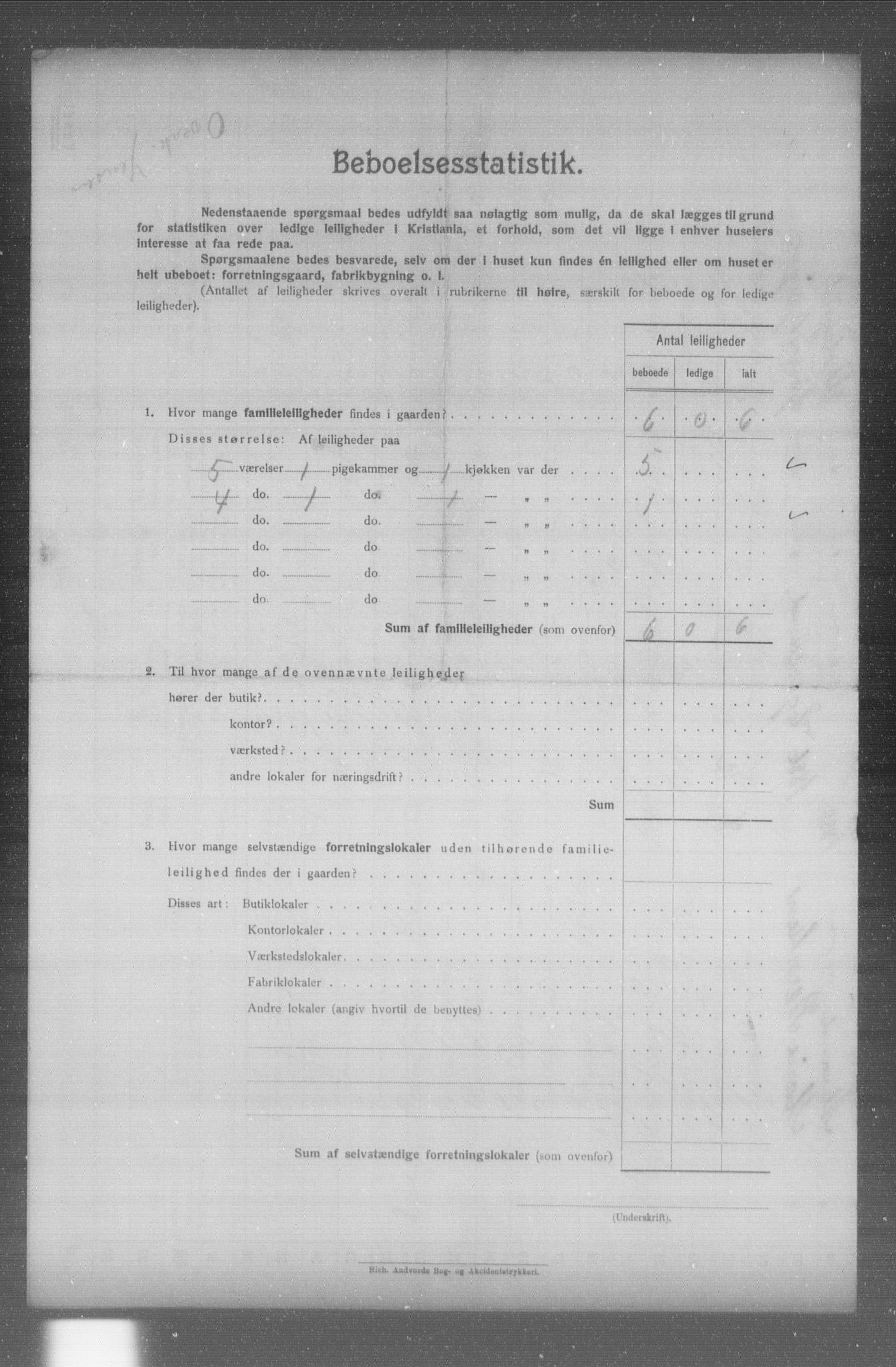 OBA, Municipal Census 1904 for Kristiania, 1904, p. 7949