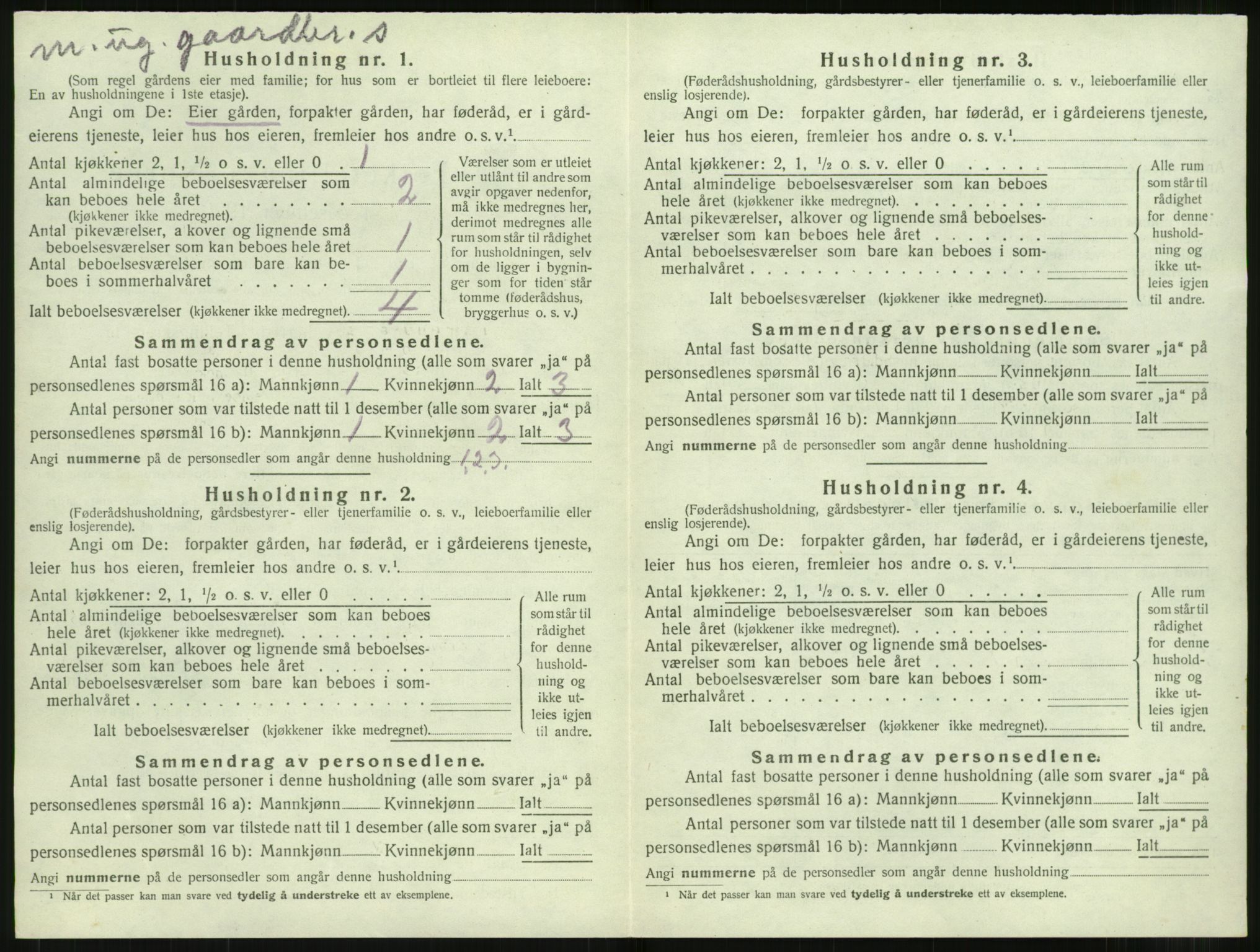 SAT, 1920 census for Ørskog, 1920, p. 487