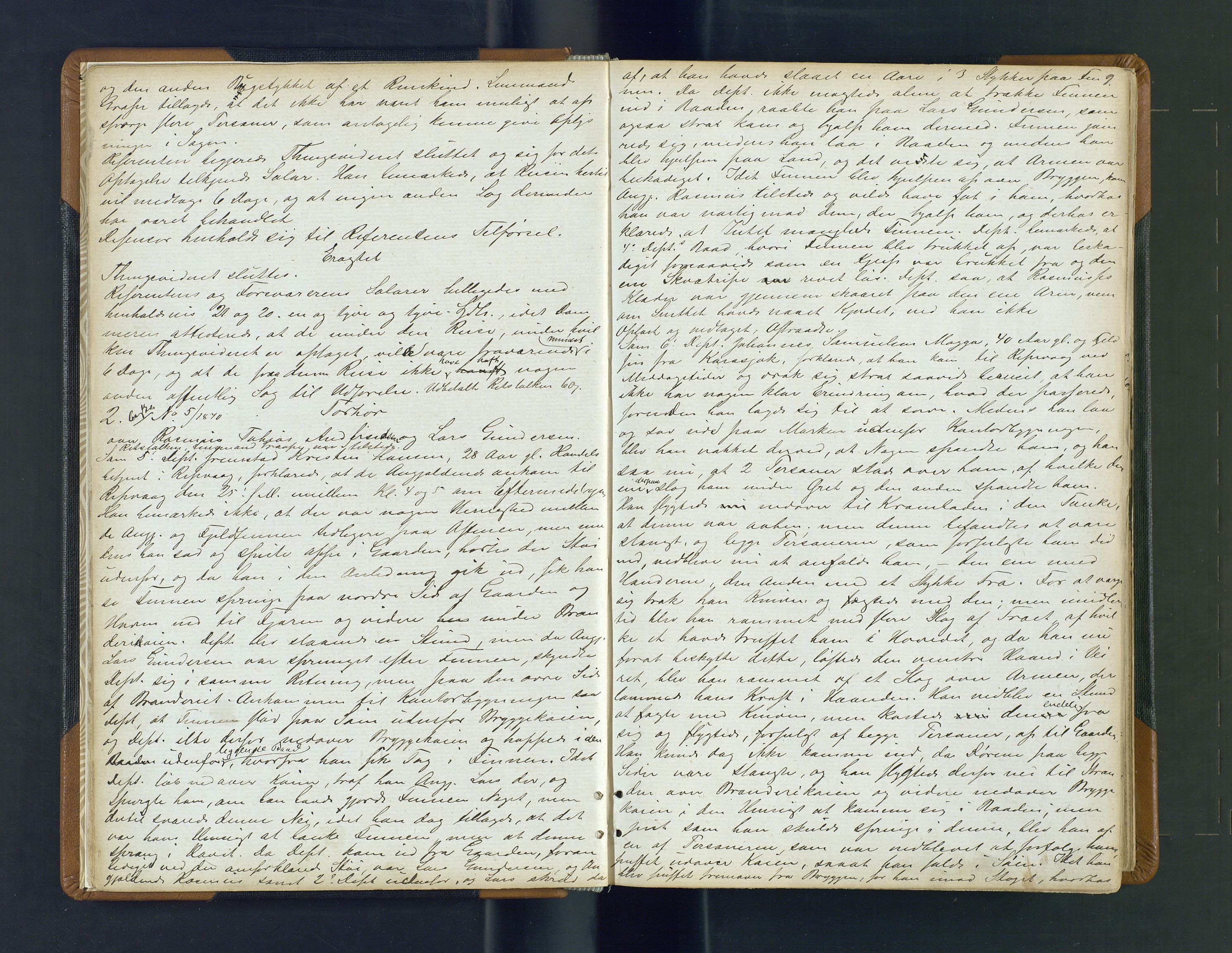 Hammerfest fogderi/sorenskriveri, AV/SATØ-S-0056/1/J/Ja/Jab/L0189: Ekstrarettsprotokoller, 1870-1881, p. 9