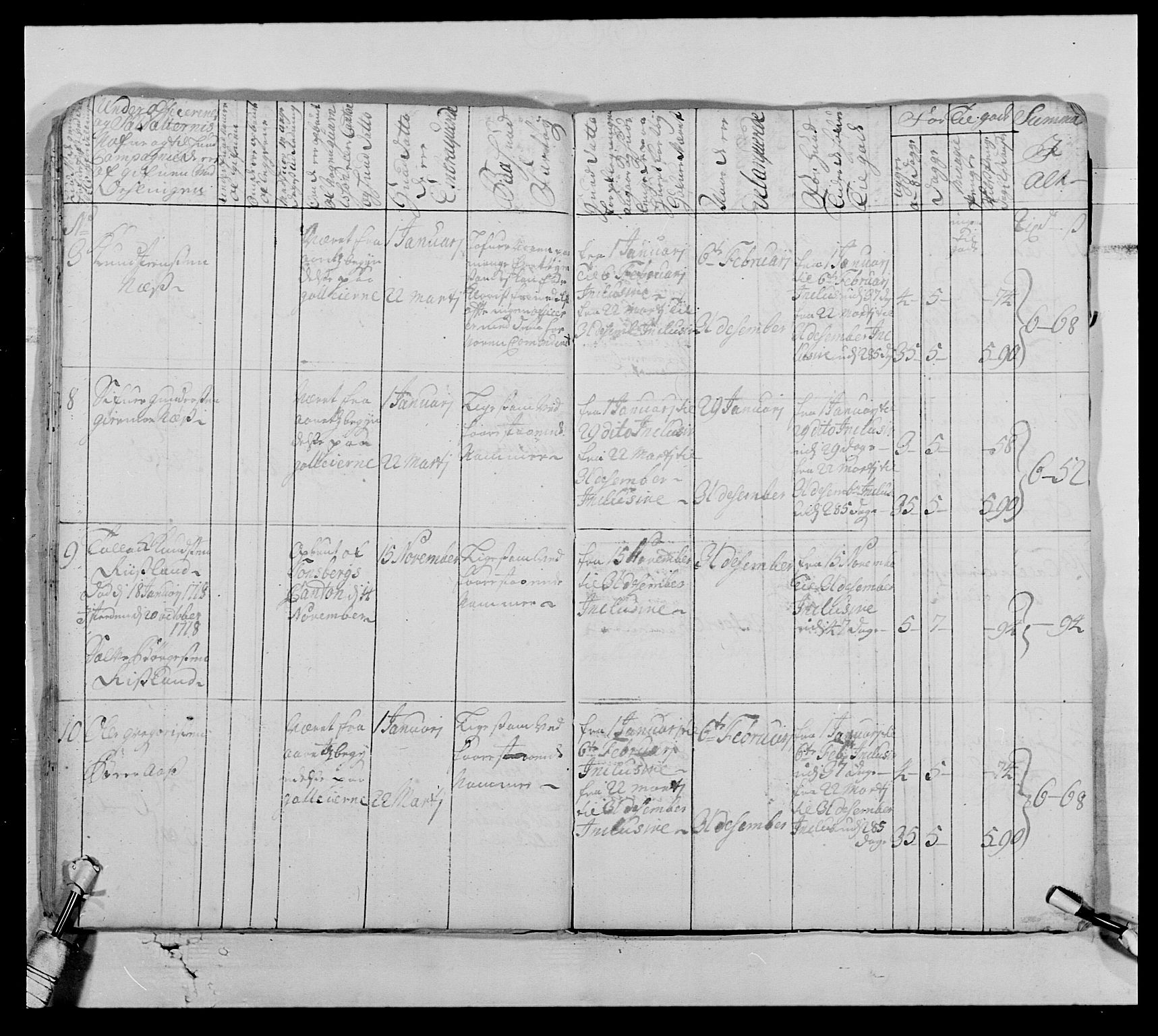 Kommanderende general (KG I) med Det norske krigsdirektorium, AV/RA-EA-5419/E/Ea/L0522: 1. Vesterlenske regiment, 1718-1748, p. 24