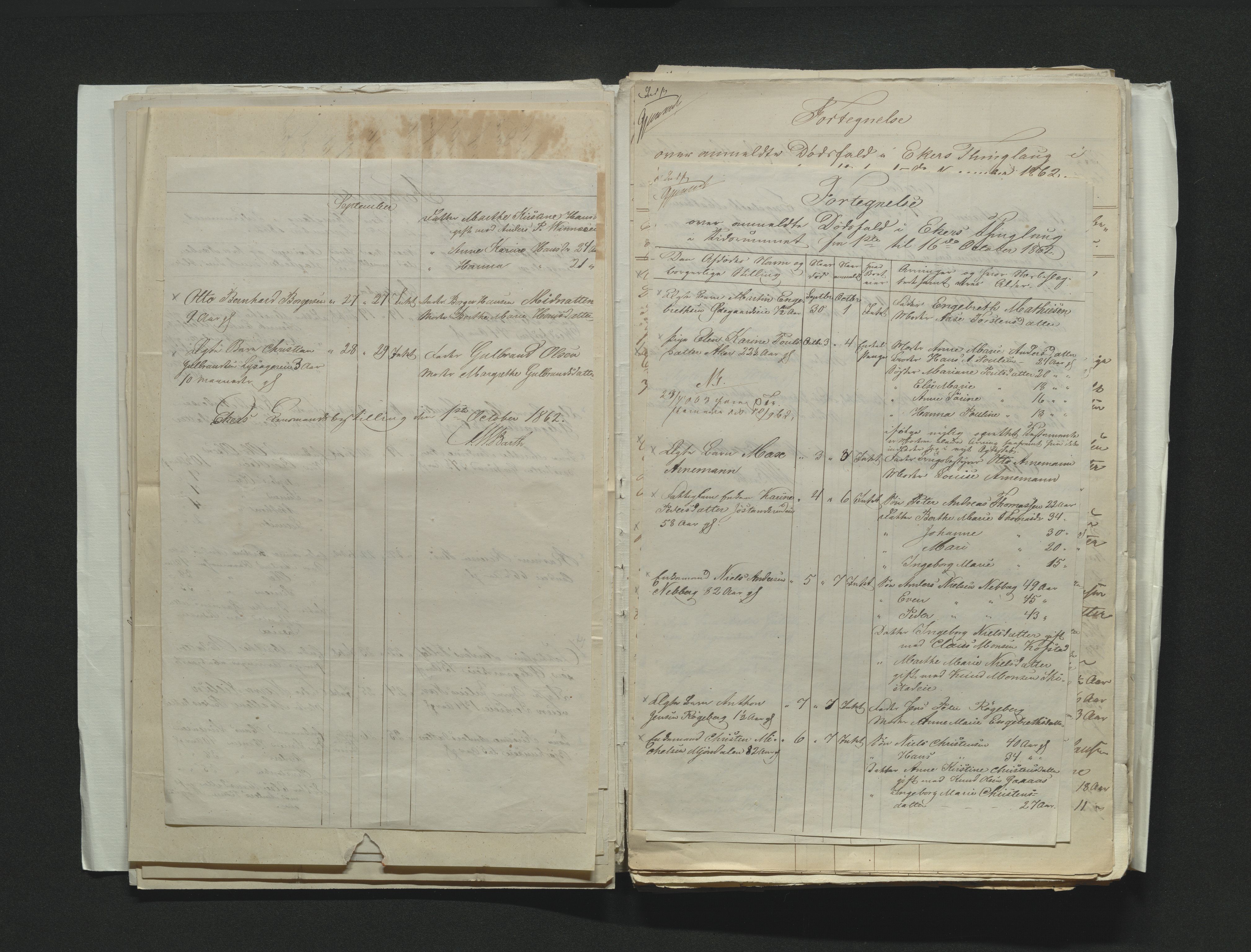 Eiker, Modum og Sigdal sorenskriveri, AV/SAKO-A-123/H/Ha/Hab/L0011: Dødsfallsmeldinger, 1862-1865, p. 42