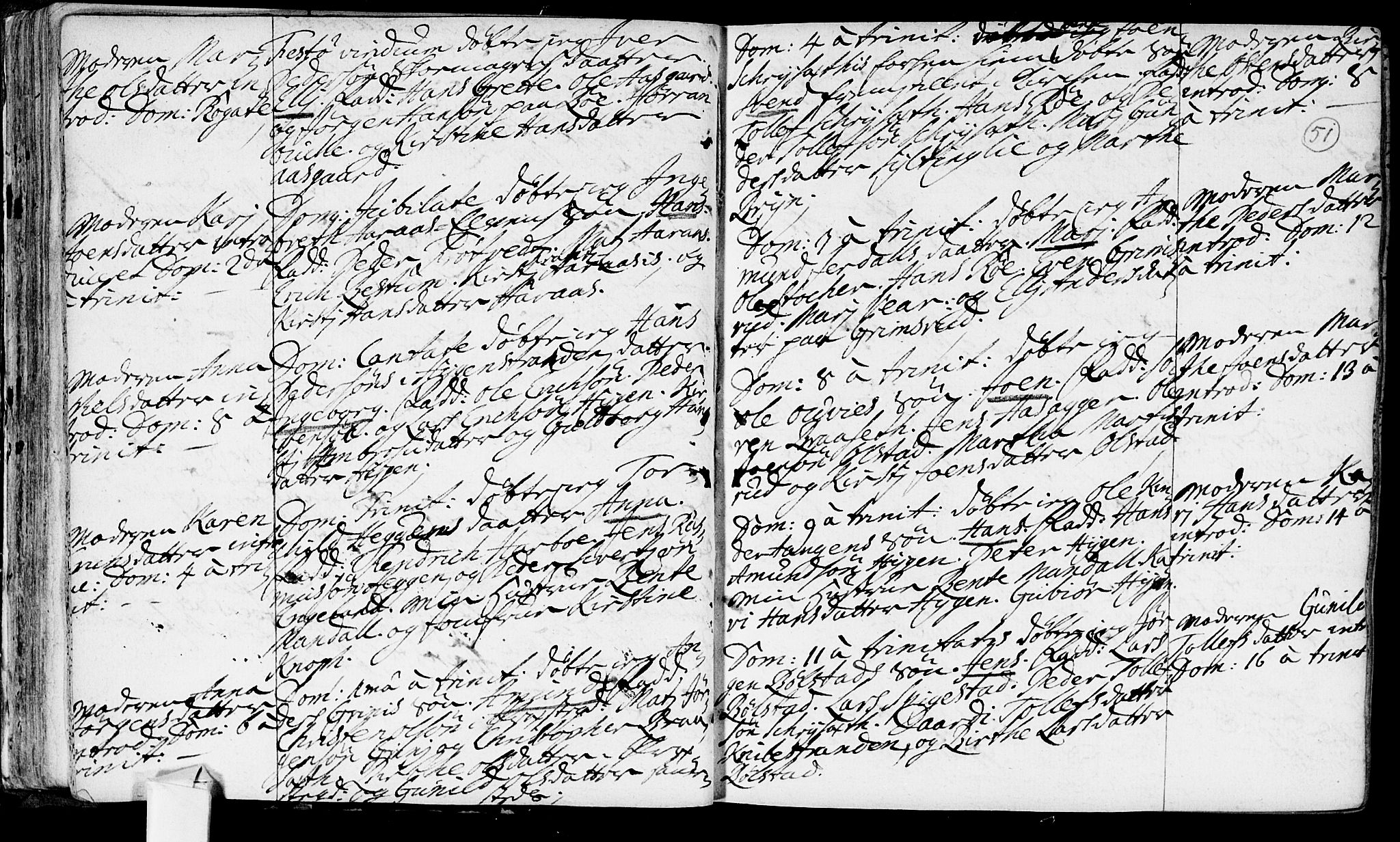 Røyken kirkebøker, AV/SAKO-A-241/F/Fa/L0002: Parish register (official) no. 2, 1731-1782, p. 51