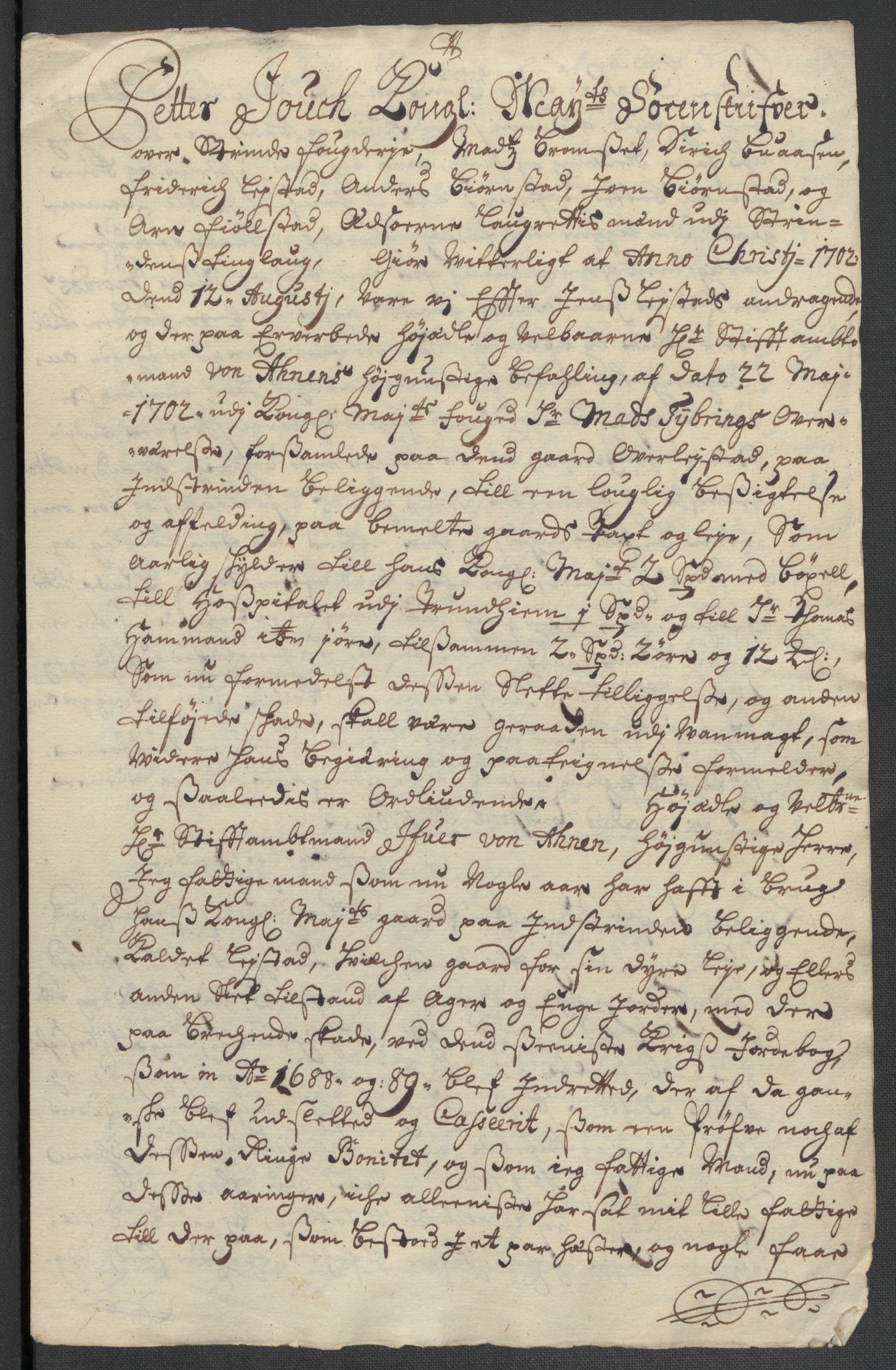 Rentekammeret inntil 1814, Reviderte regnskaper, Fogderegnskap, AV/RA-EA-4092/R61/L4109: Fogderegnskap Strinda og Selbu, 1704-1706, p. 266