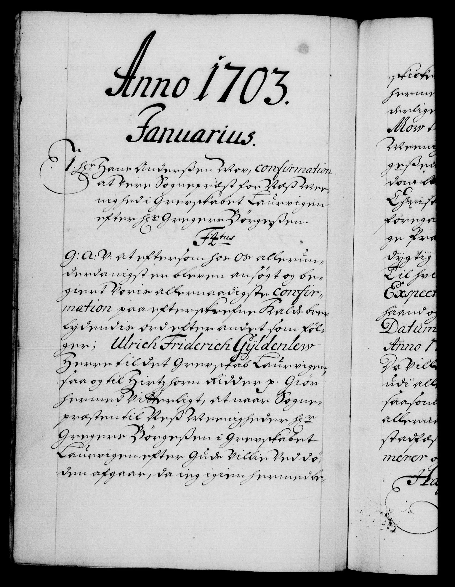 Danske Kanselli 1572-1799, RA/EA-3023/F/Fc/Fca/Fcaa/L0018: Norske registre, 1699-1703, p. 439b