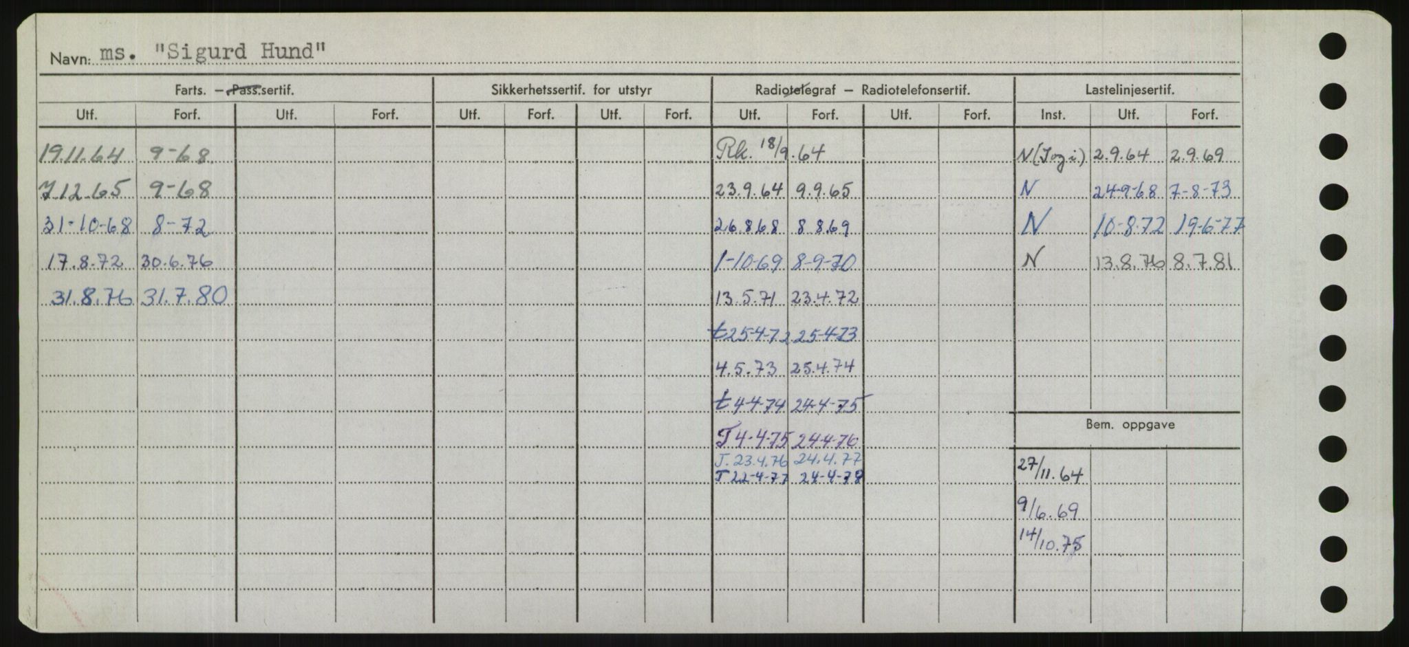 Sjøfartsdirektoratet med forløpere, Skipsmålingen, AV/RA-S-1627/H/Hd/L0033: Fartøy, Sevi-Sjø, p. 106