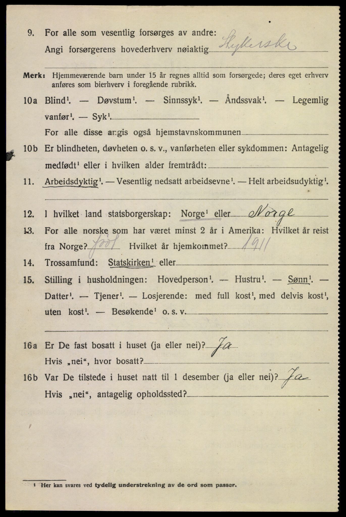 SAKO, 1920 census for Sandefjord, 1920, p. 7391