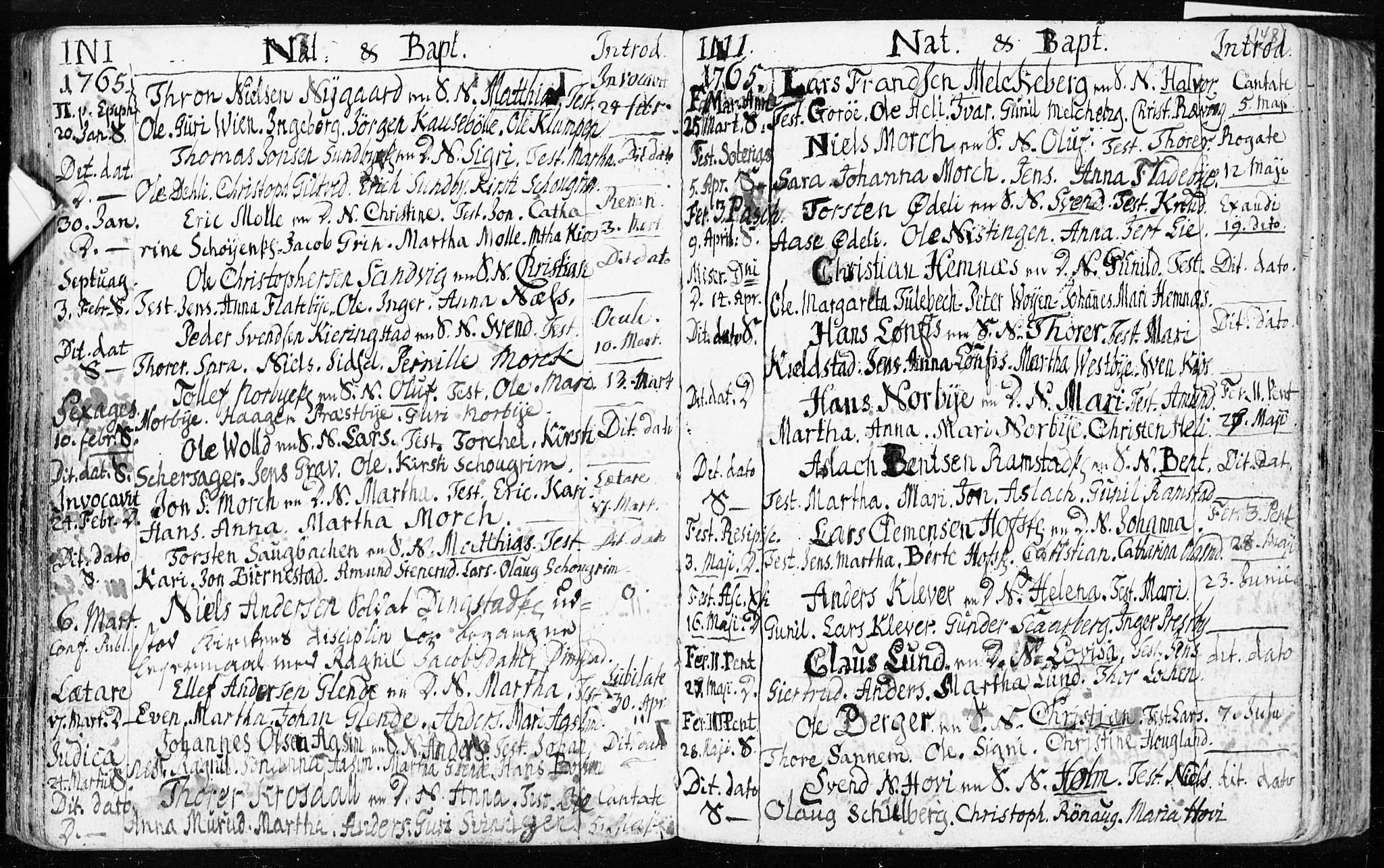 Spydeberg prestekontor Kirkebøker, AV/SAO-A-10924/F/Fa/L0002: Parish register (official) no. I 2, 1739-1780, p. 148