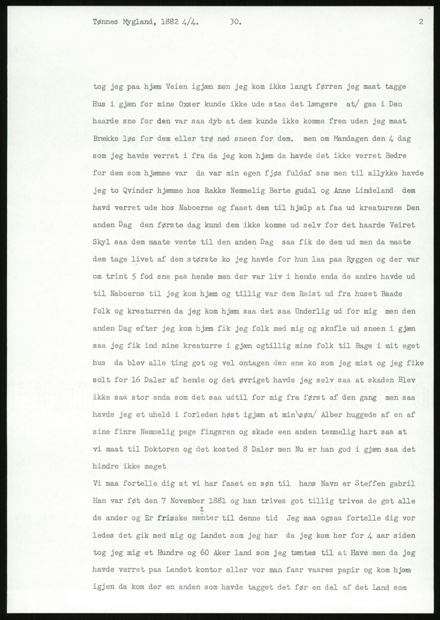 Samlinger til kildeutgivelse, Amerikabrevene, AV/RA-EA-4057/F/L0028: Innlån fra Vest-Agder , 1838-1914, p. 653