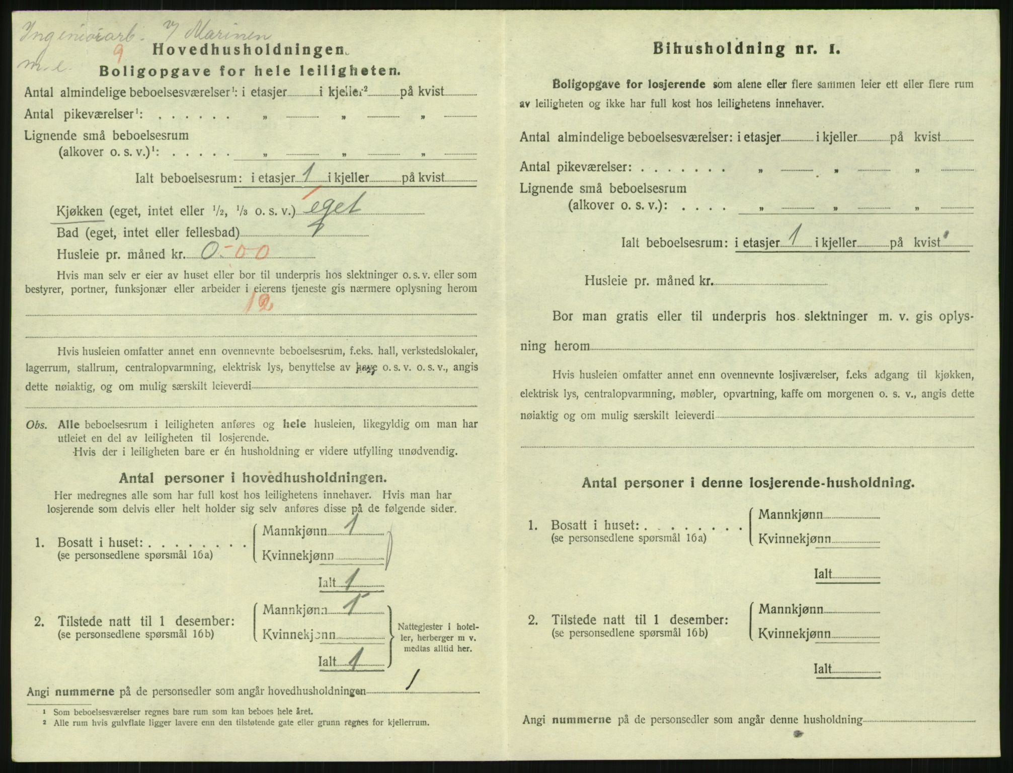 SAKO, 1920 census for Horten, 1920, p. 6254