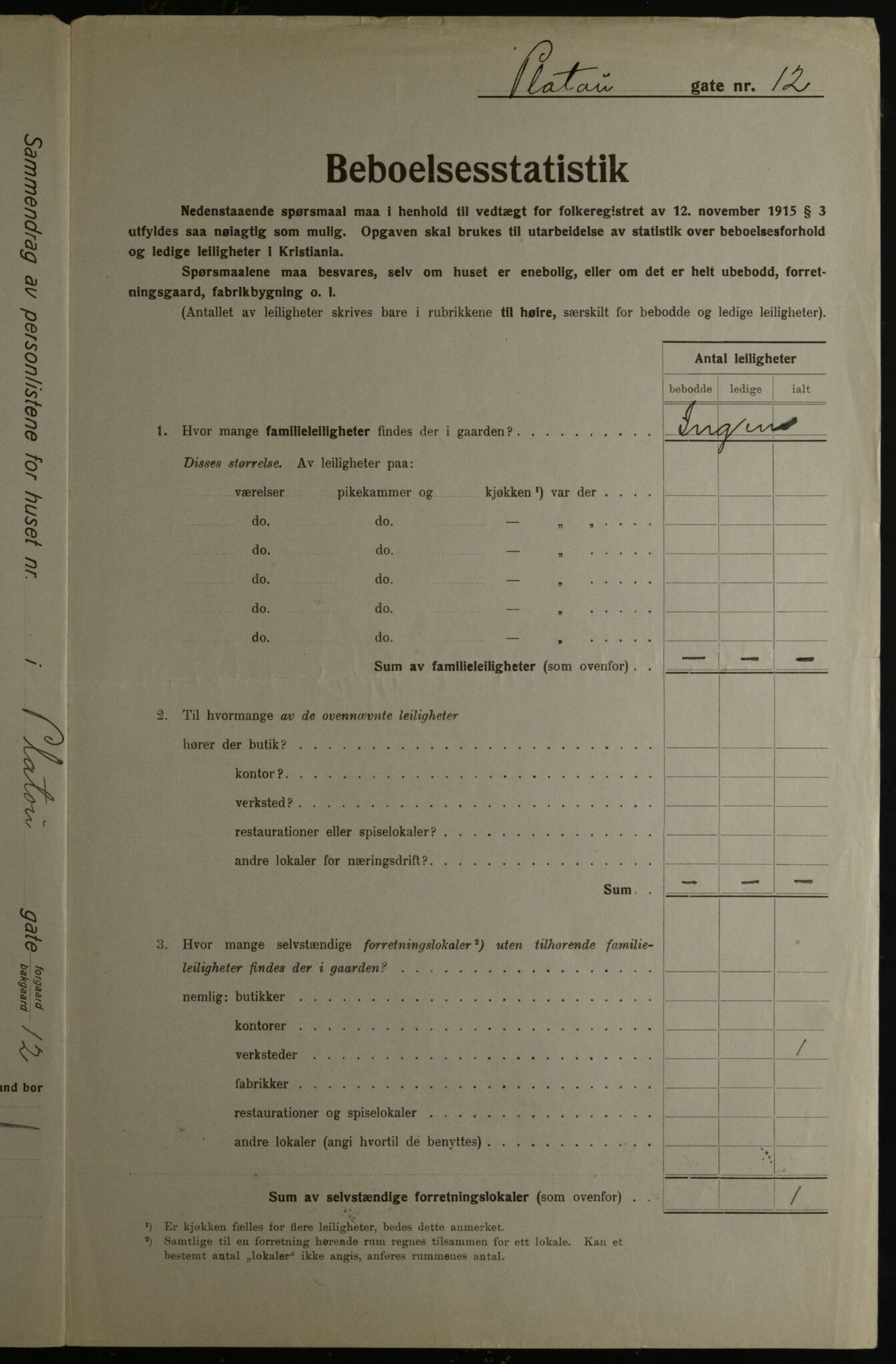 OBA, Municipal Census 1923 for Kristiania, 1923, p. 88827