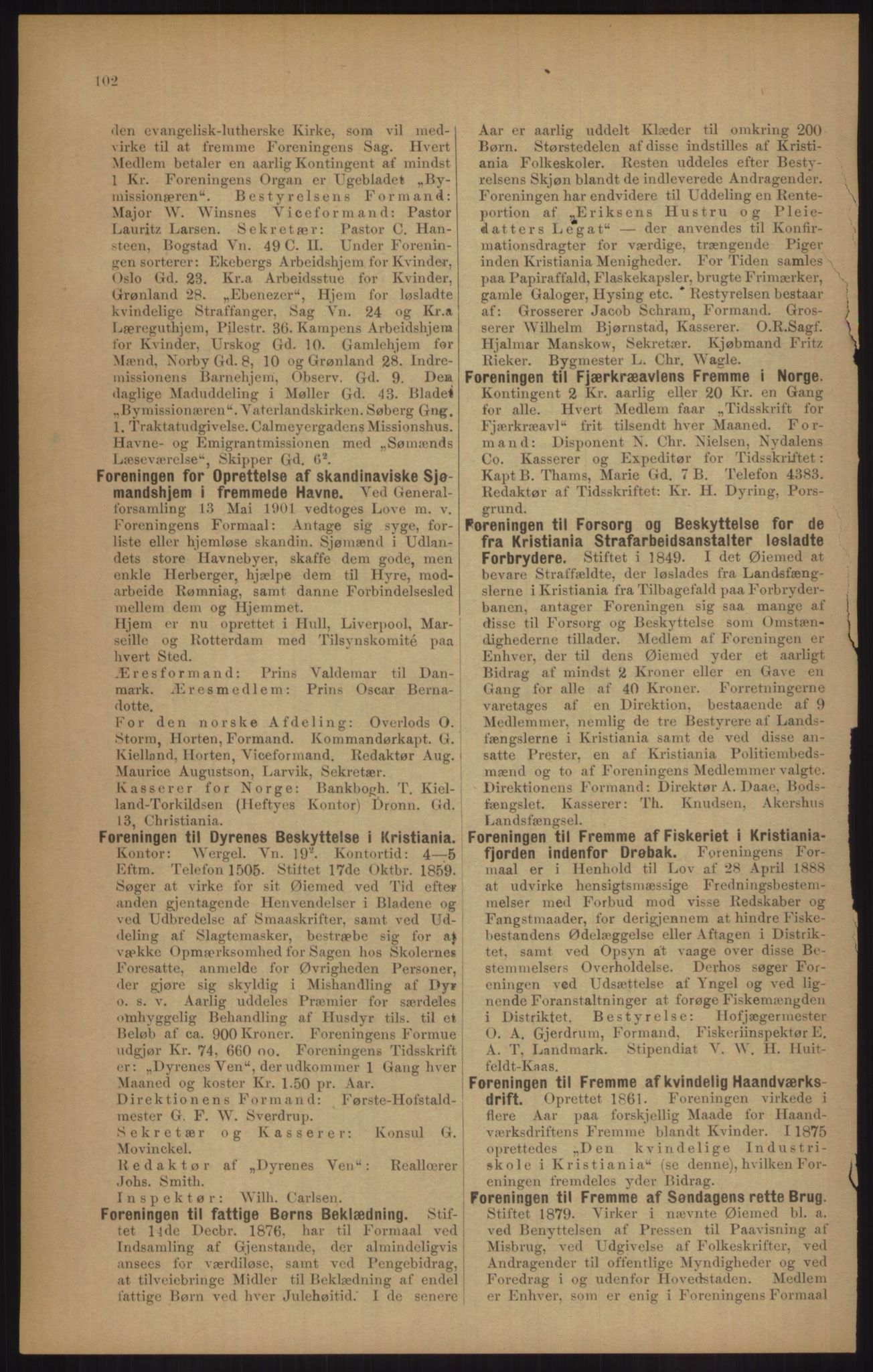 Kristiania/Oslo adressebok, PUBL/-, 1905, p. 102