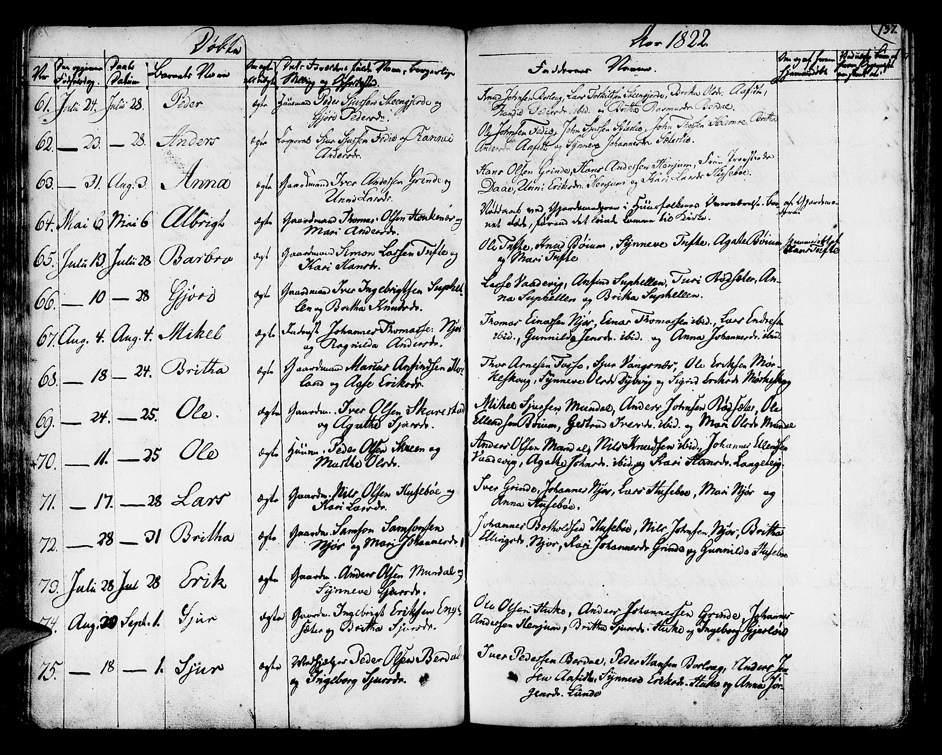 Leikanger sokneprestembete, AV/SAB-A-81001/H/Haa/Haaa/L0006: Parish register (official) no. A 6, 1810-1838, p. 137