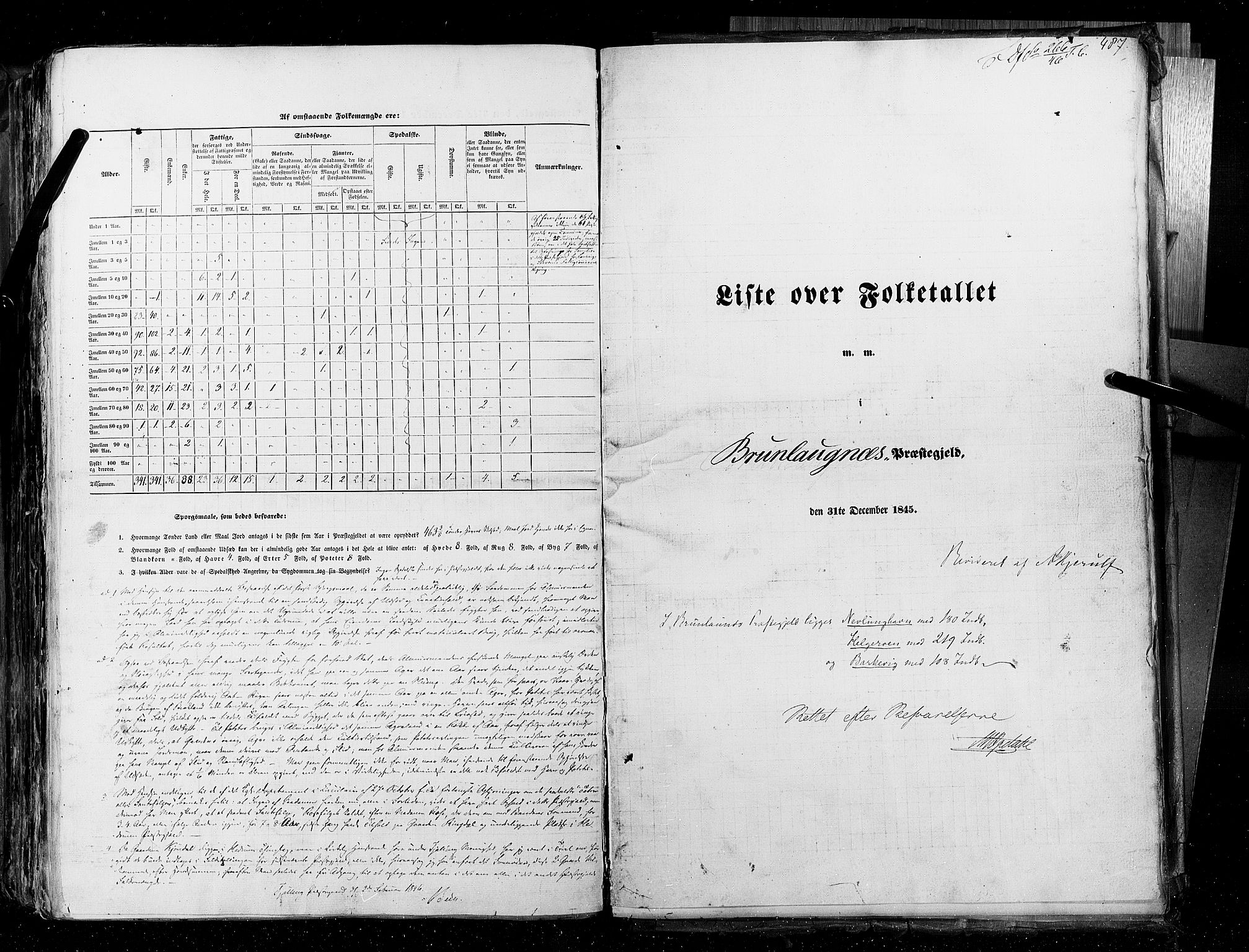 RA, Census 1845, vol. 4: Buskerud amt og Jarlsberg og Larvik amt, 1845, p. 487