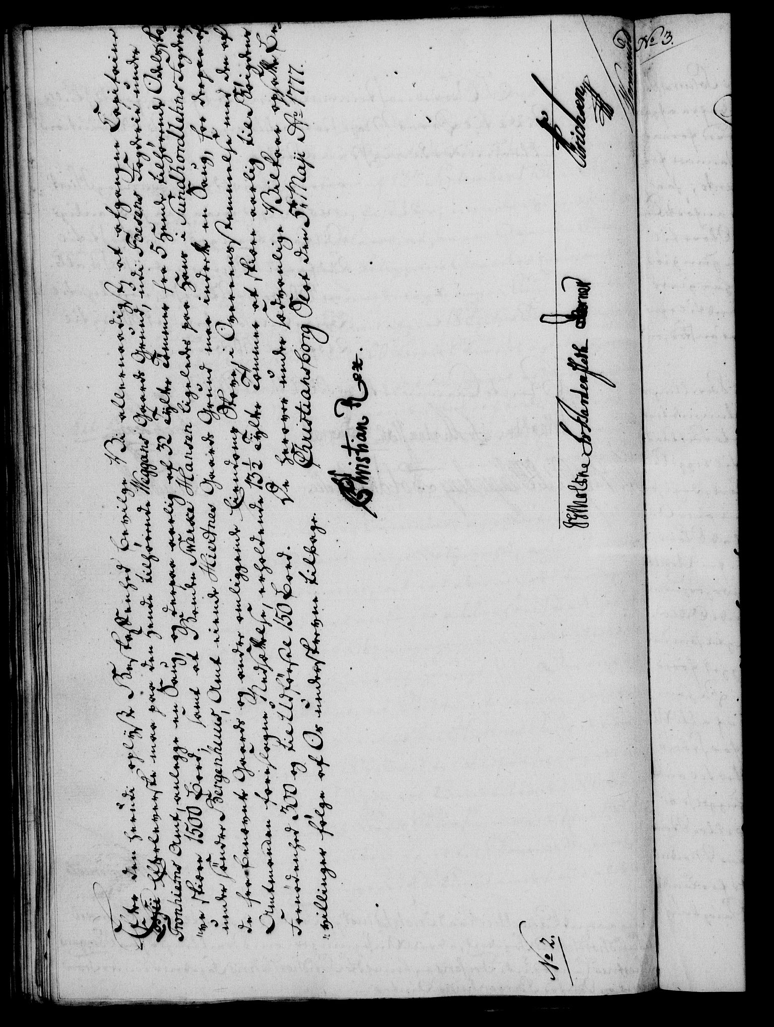 Rentekammeret, Kammerkanselliet, RA/EA-3111/G/Gf/Gfa/L0059: Norsk relasjons- og resolusjonsprotokoll (merket RK 52.59), 1777, p. 122