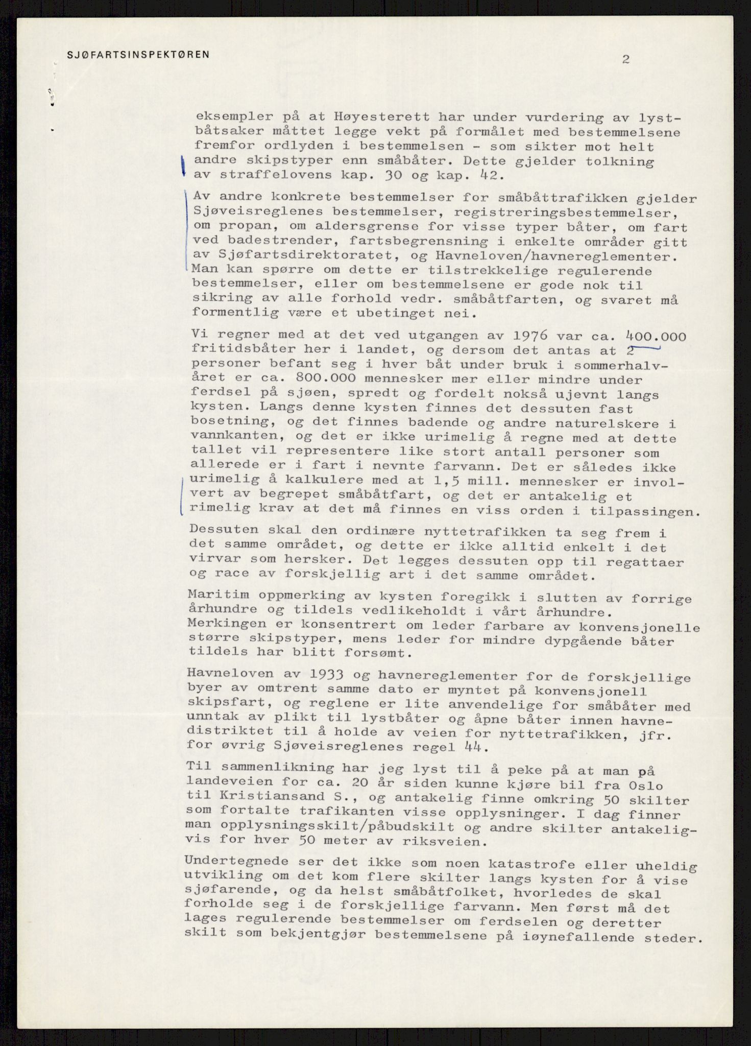 Sjøfartsdirektoratet med forløpere, generelt arkiv, AV/RA-S-1407/D/Du/Duc/L0641/0004: Skipskontrollen - Forskrifter    / Utleiebåter (2 mapper), 1977-1989, p. 560