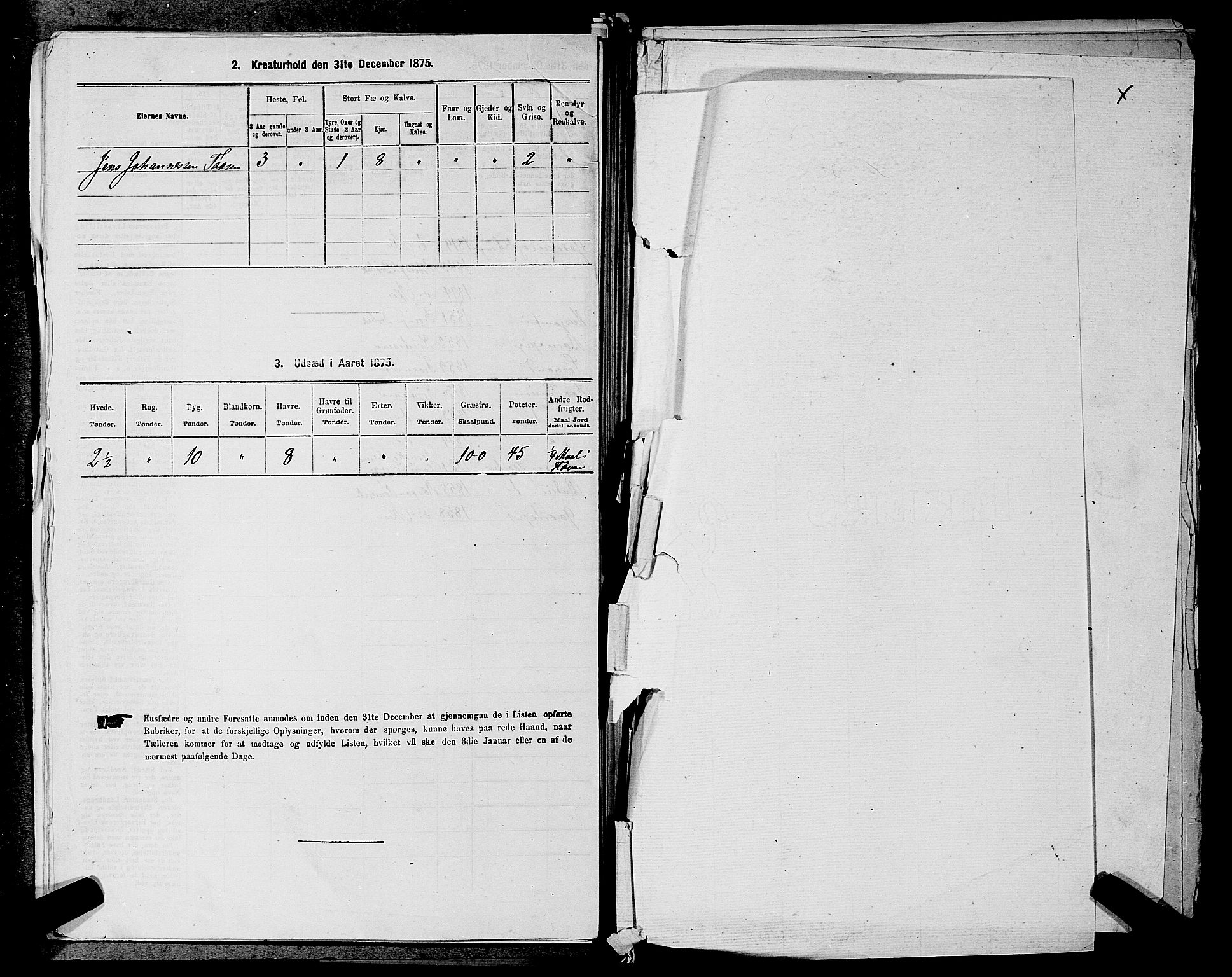 RA, 1875 census for 0218aP Vestre Aker, 1875, p. 1865