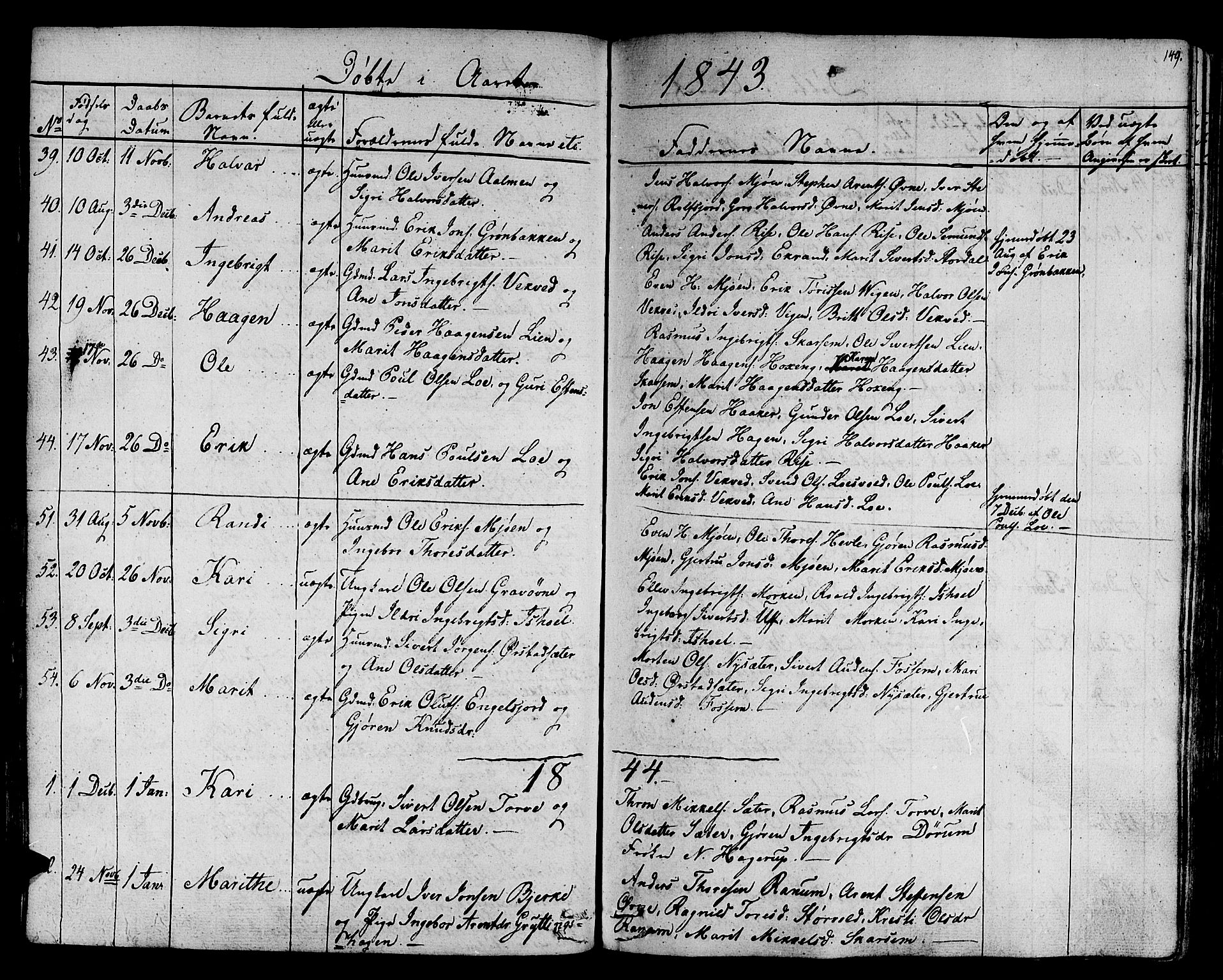 Ministerialprotokoller, klokkerbøker og fødselsregistre - Sør-Trøndelag, SAT/A-1456/678/L0897: Parish register (official) no. 678A06-07, 1821-1847, p. 149