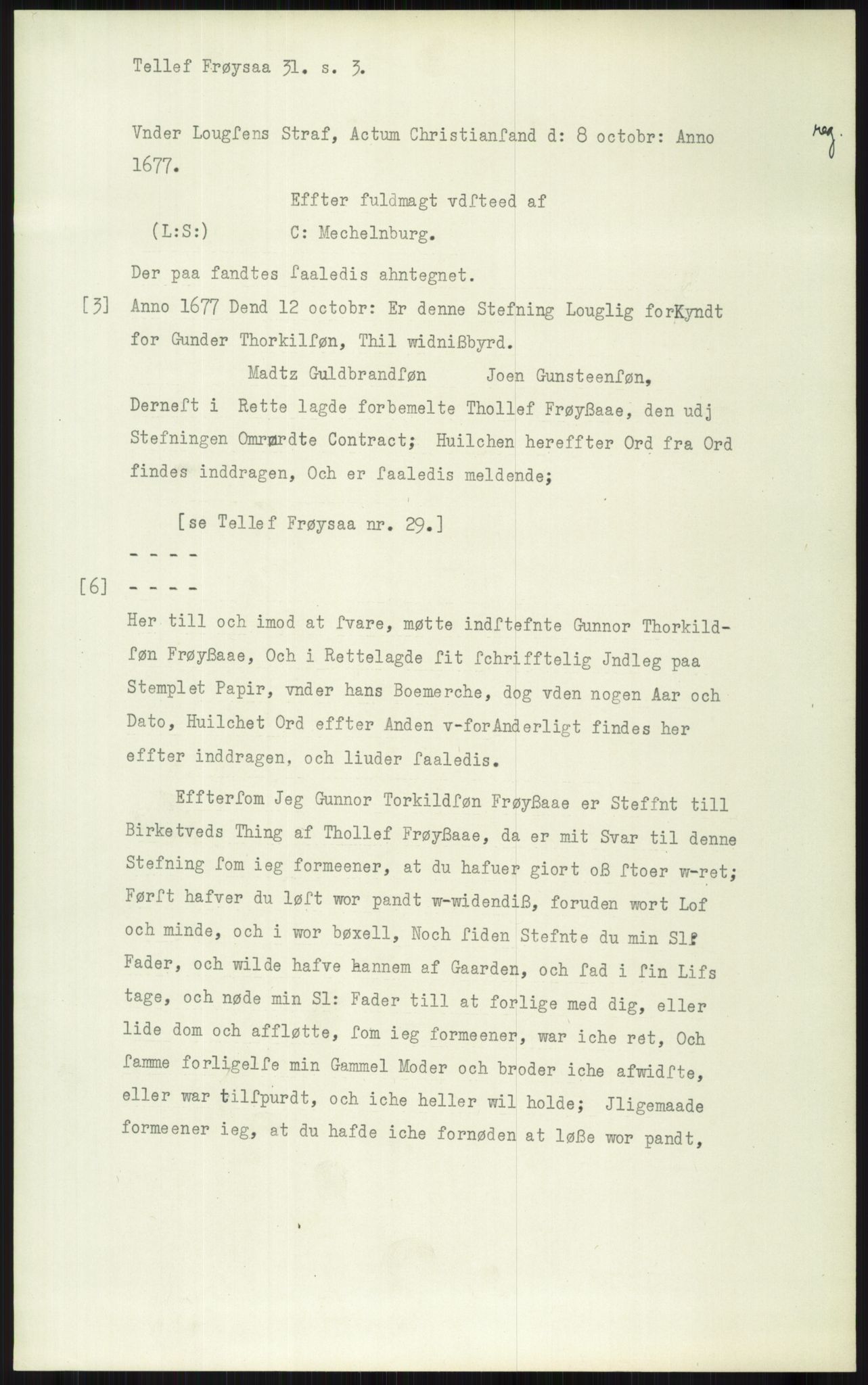 Samlinger til kildeutgivelse, Diplomavskriftsamlingen, AV/RA-EA-4053/H/Ha, p. 2317