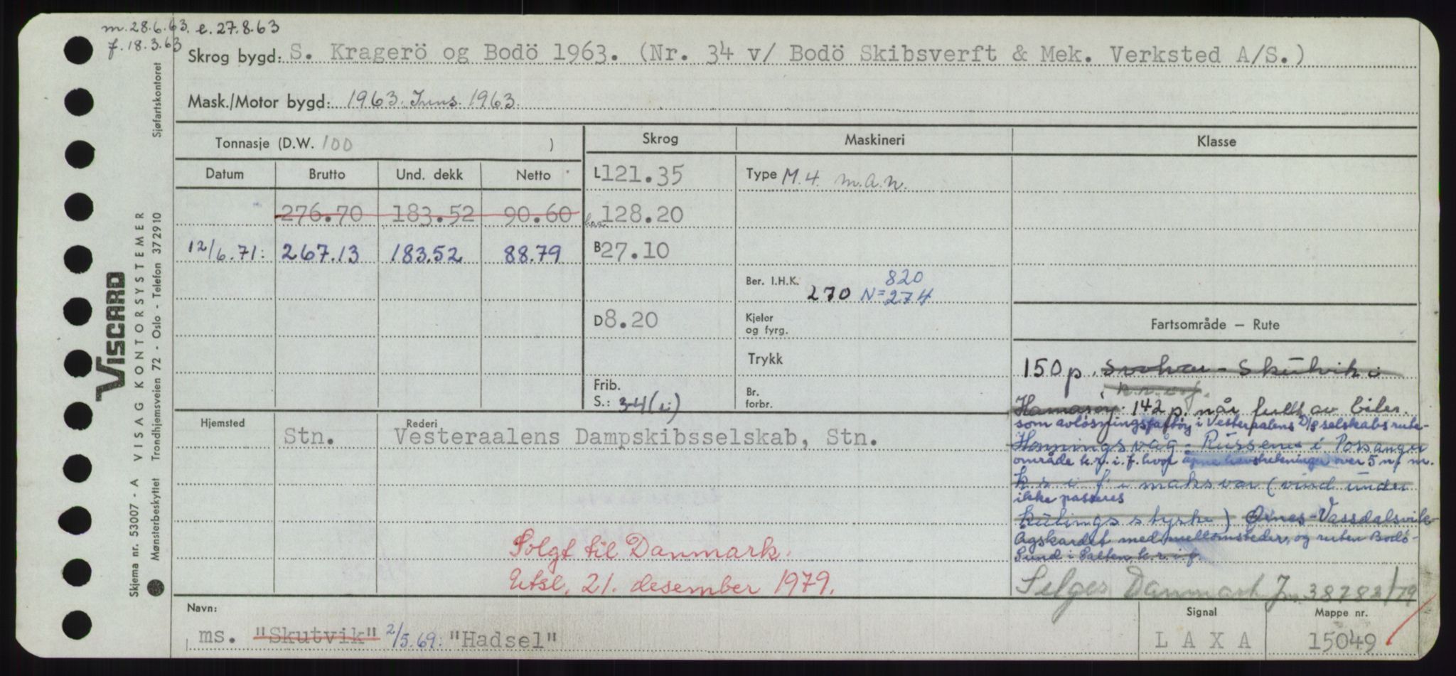 Sjøfartsdirektoratet med forløpere, Skipsmålingen, RA/S-1627/H/Hd/L0014: Fartøy, H-Havl, p. 47