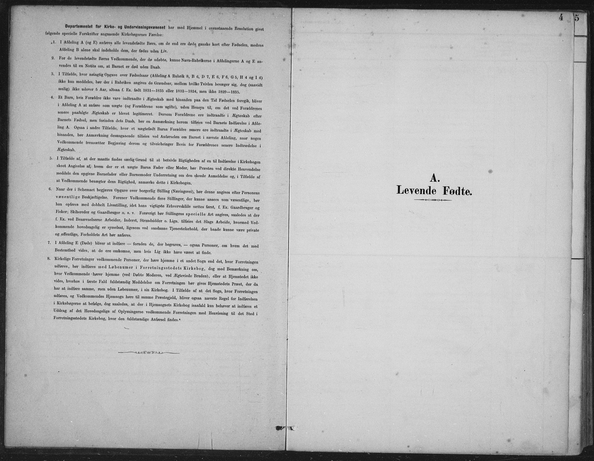 Vikedal sokneprestkontor, AV/SAST-A-101840/01/IV: Parish register (official) no. A 11, 1884-1933, p. 4