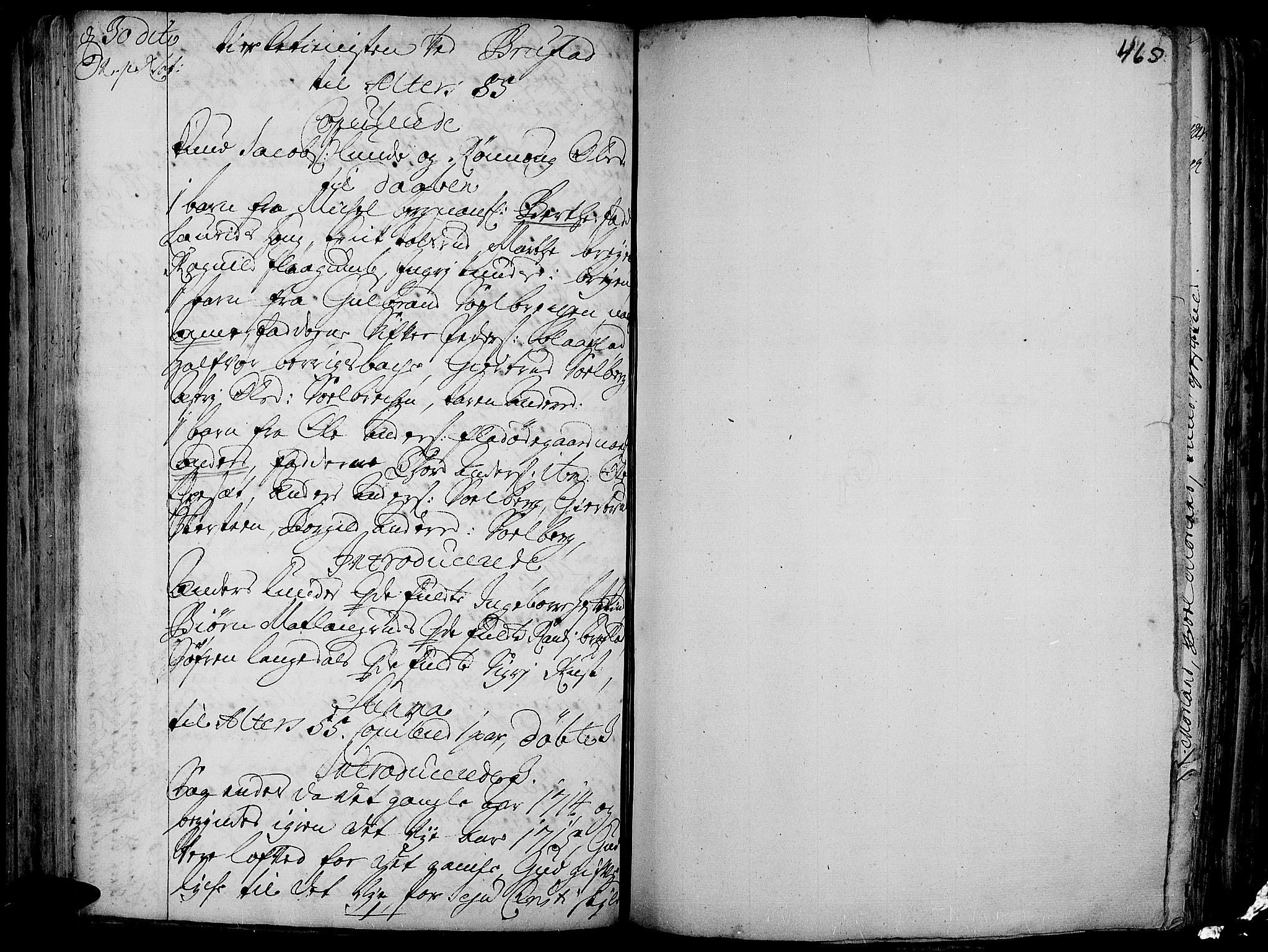 Aurdal prestekontor, SAH/PREST-126/H/Ha/Haa/L0001: Parish register (official) no. 1-3, 1692-1730, p. 465