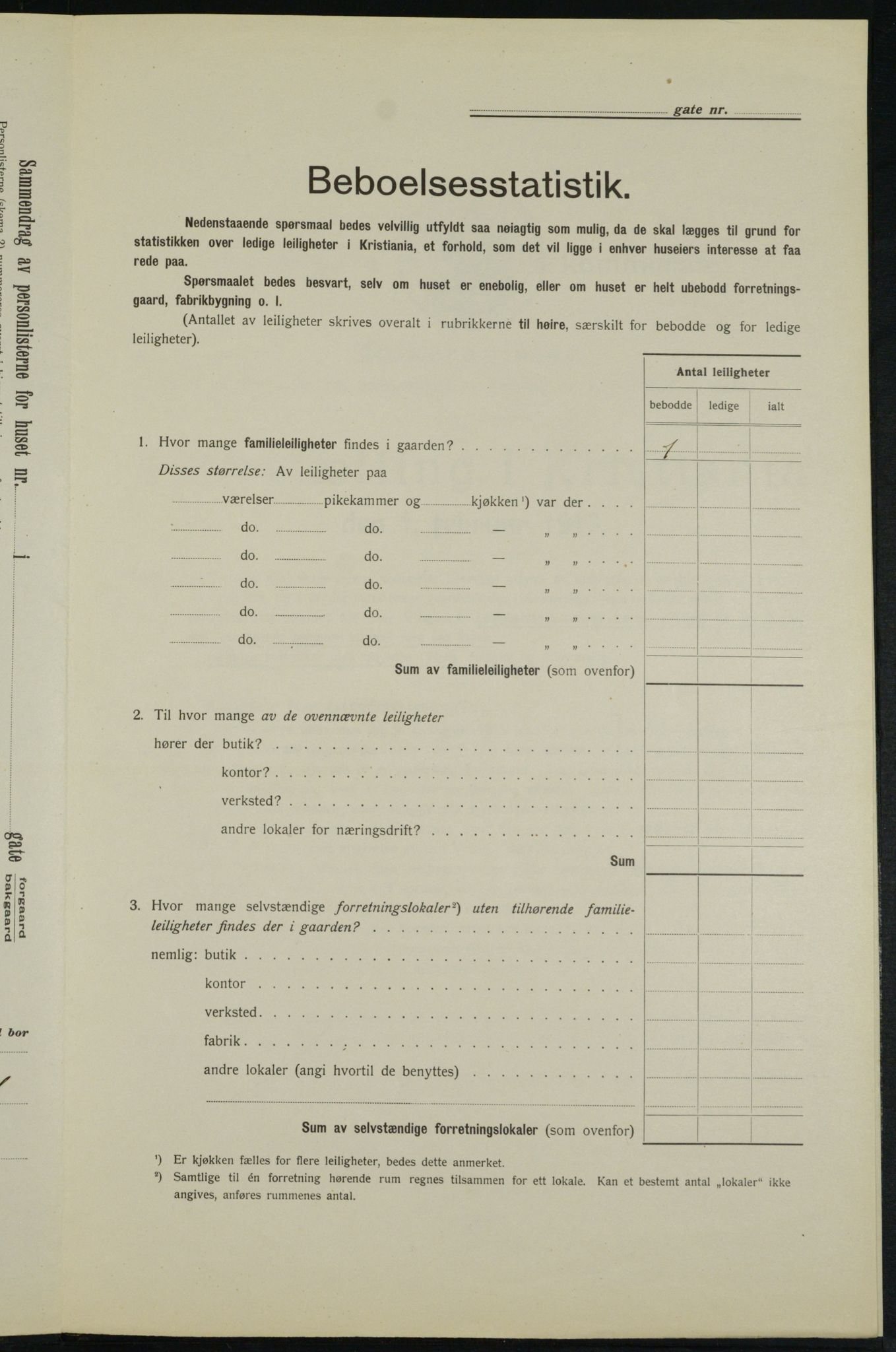 OBA, Municipal Census 1913 for Kristiania, 1913, p. 17505