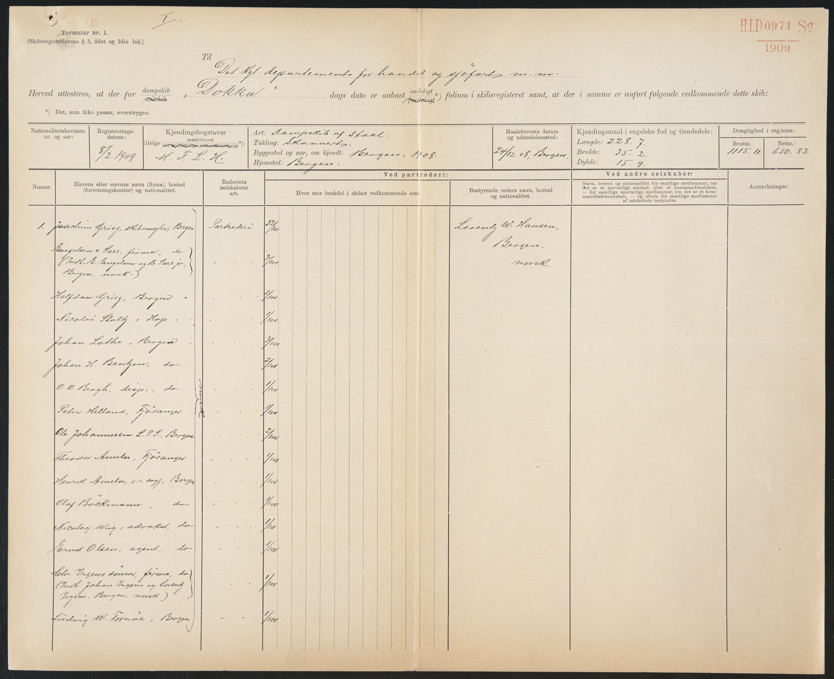 Sjøfartsdirektoratet med forløpere, skipsmapper slettede skip, AV/RA-S-4998/F/Fa/L0245: --, 1876-1919, p. 193