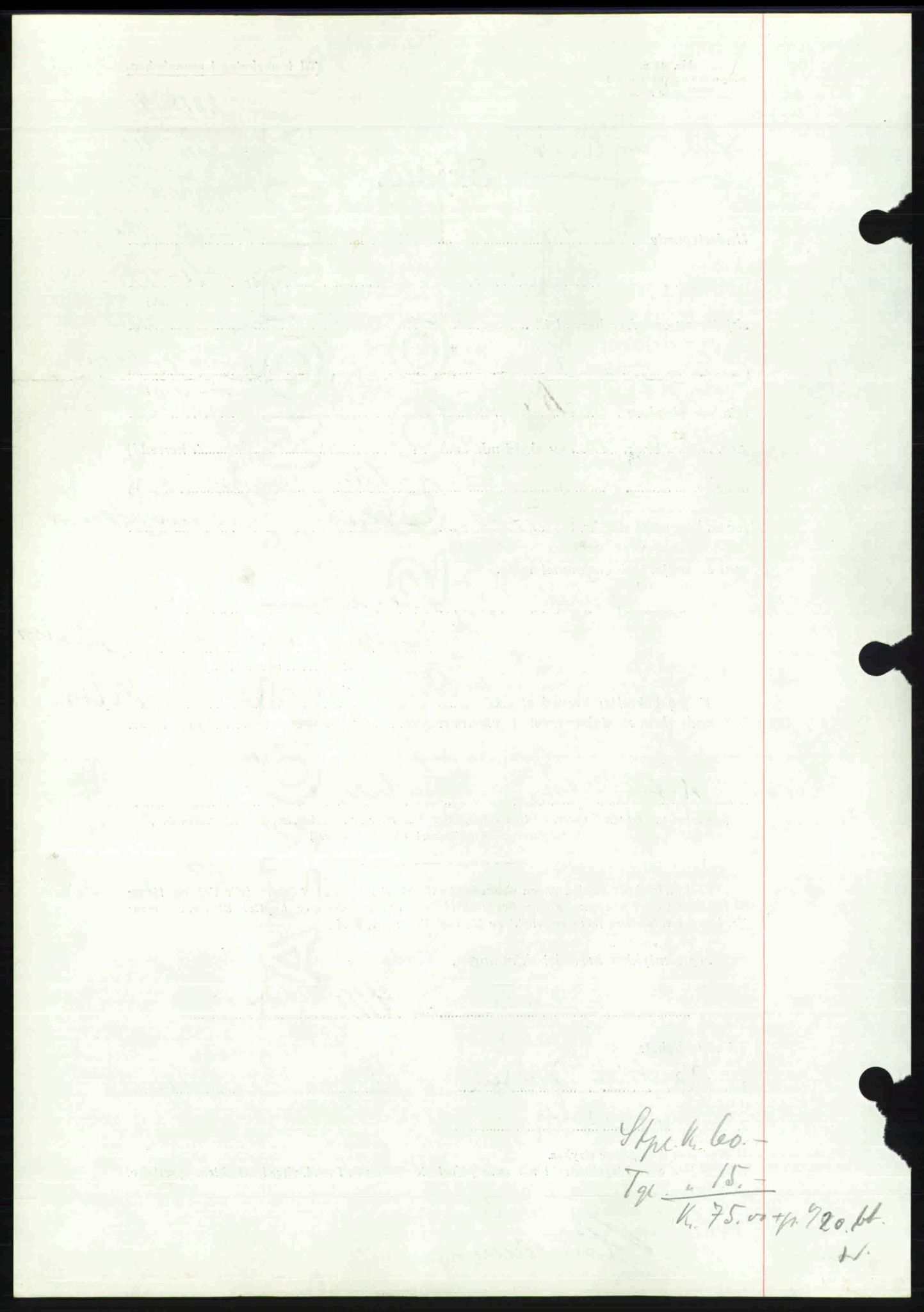Toten tingrett, SAH/TING-006/H/Hb/Hbc/L0008: Mortgage book no. Hbc-08, 1941-1941, Diary no: : 2215/1941