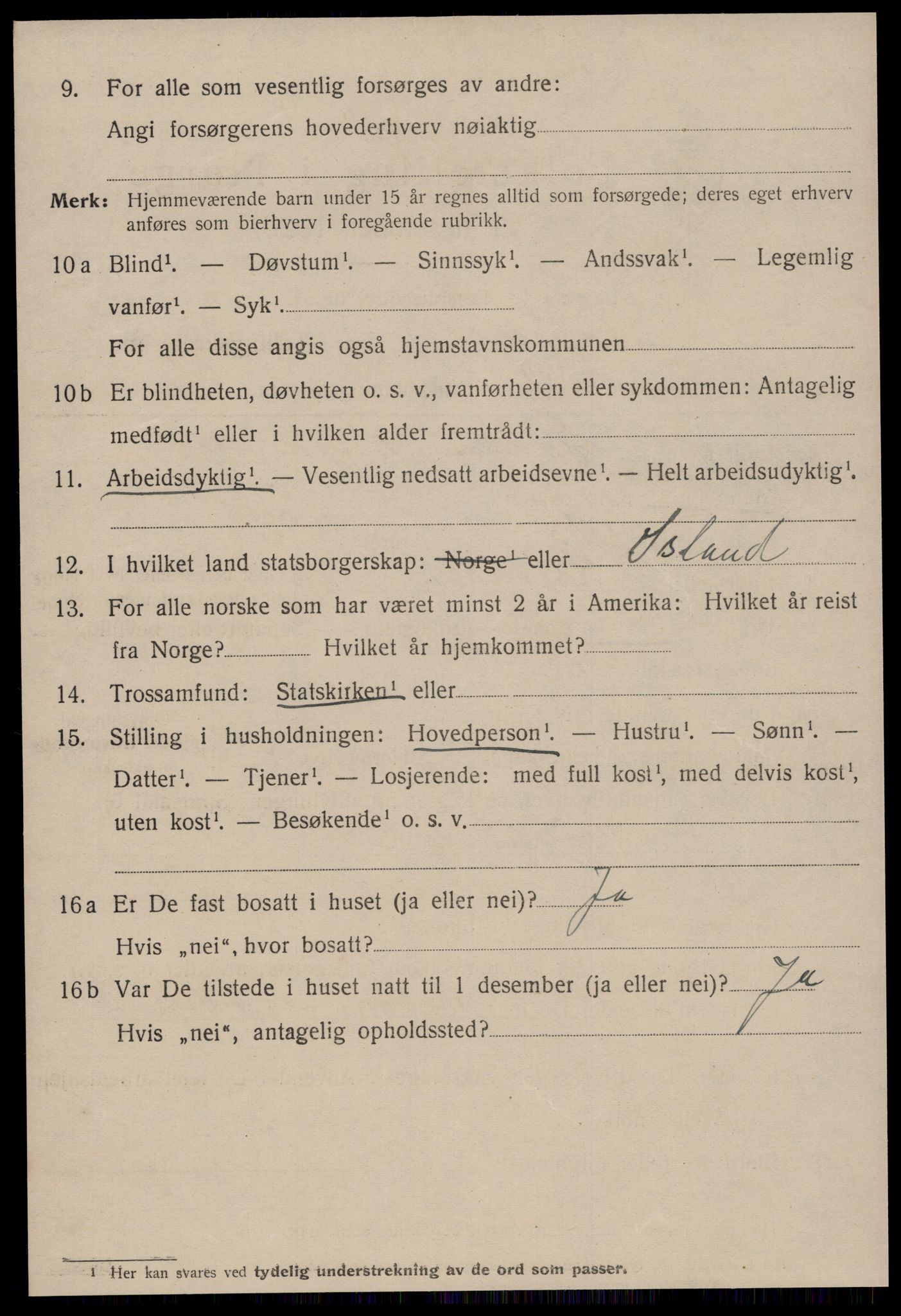 SAT, 1920 census for Ålesund, 1920, p. 36997