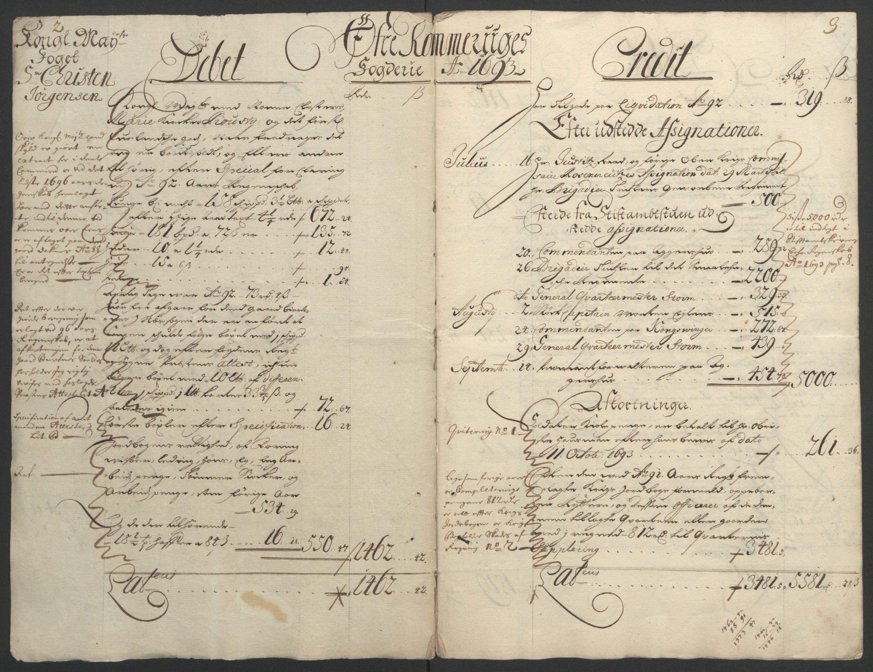 Rentekammeret inntil 1814, Reviderte regnskaper, Fogderegnskap, AV/RA-EA-4092/R12/L0705: Fogderegnskap Øvre Romerike, 1693, p. 14