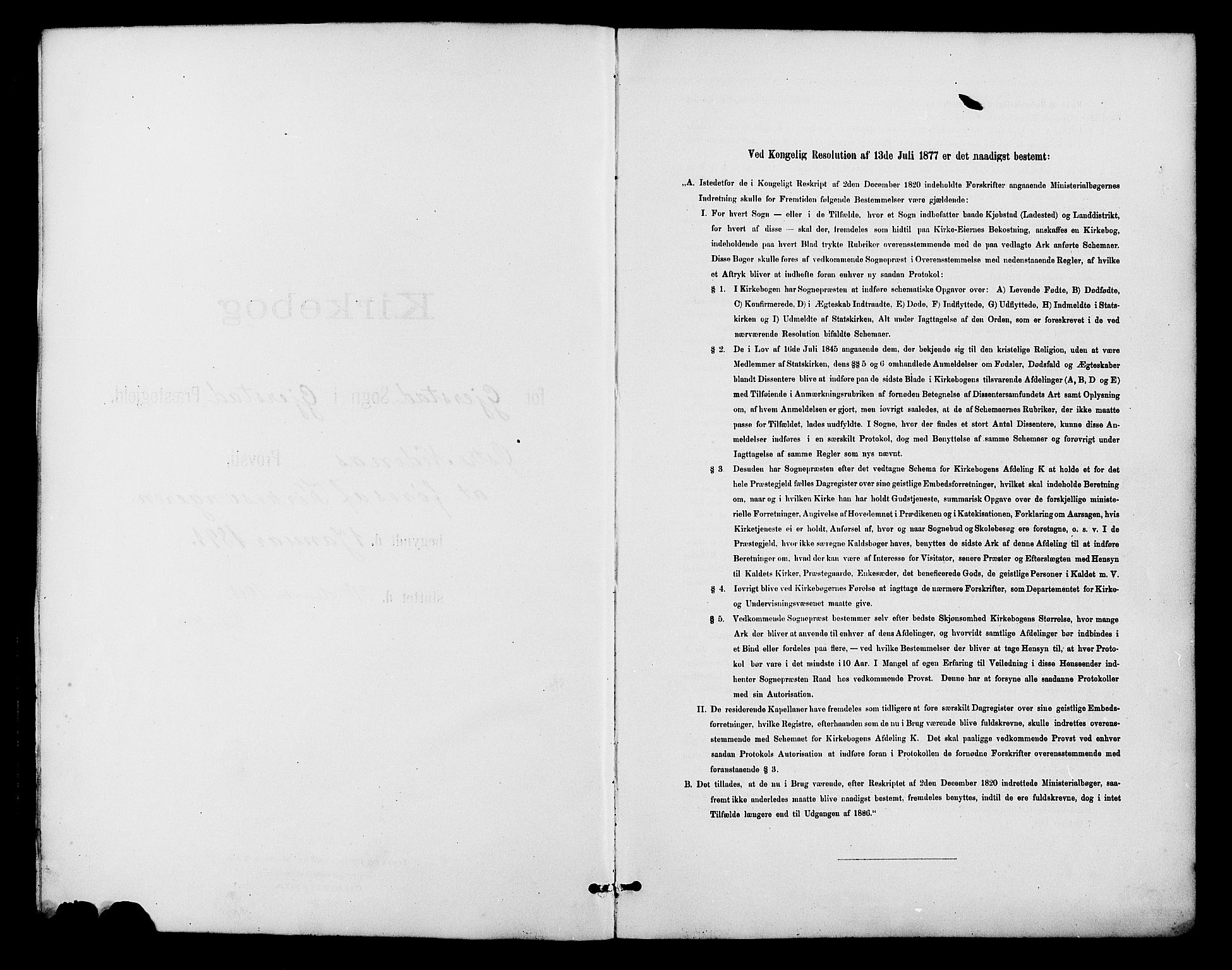 Gjerstad sokneprestkontor, AV/SAK-1111-0014/F/Fb/Fba/L0007: Parish register (copy) no. B 7, 1891-1908