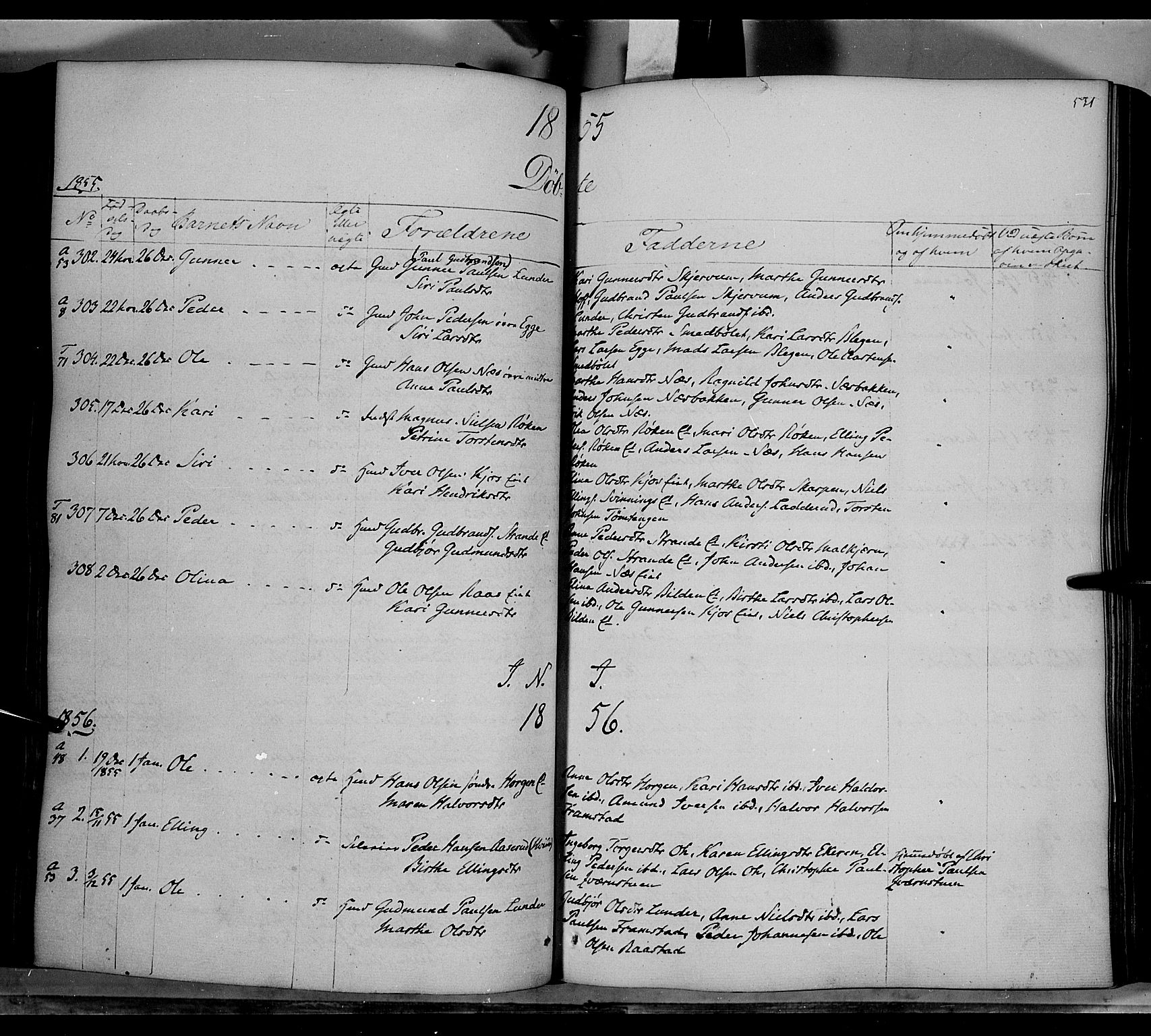 Gran prestekontor, AV/SAH-PREST-112/H/Ha/Haa/L0011: Parish register (official) no. 11, 1842-1856, p. 530-531