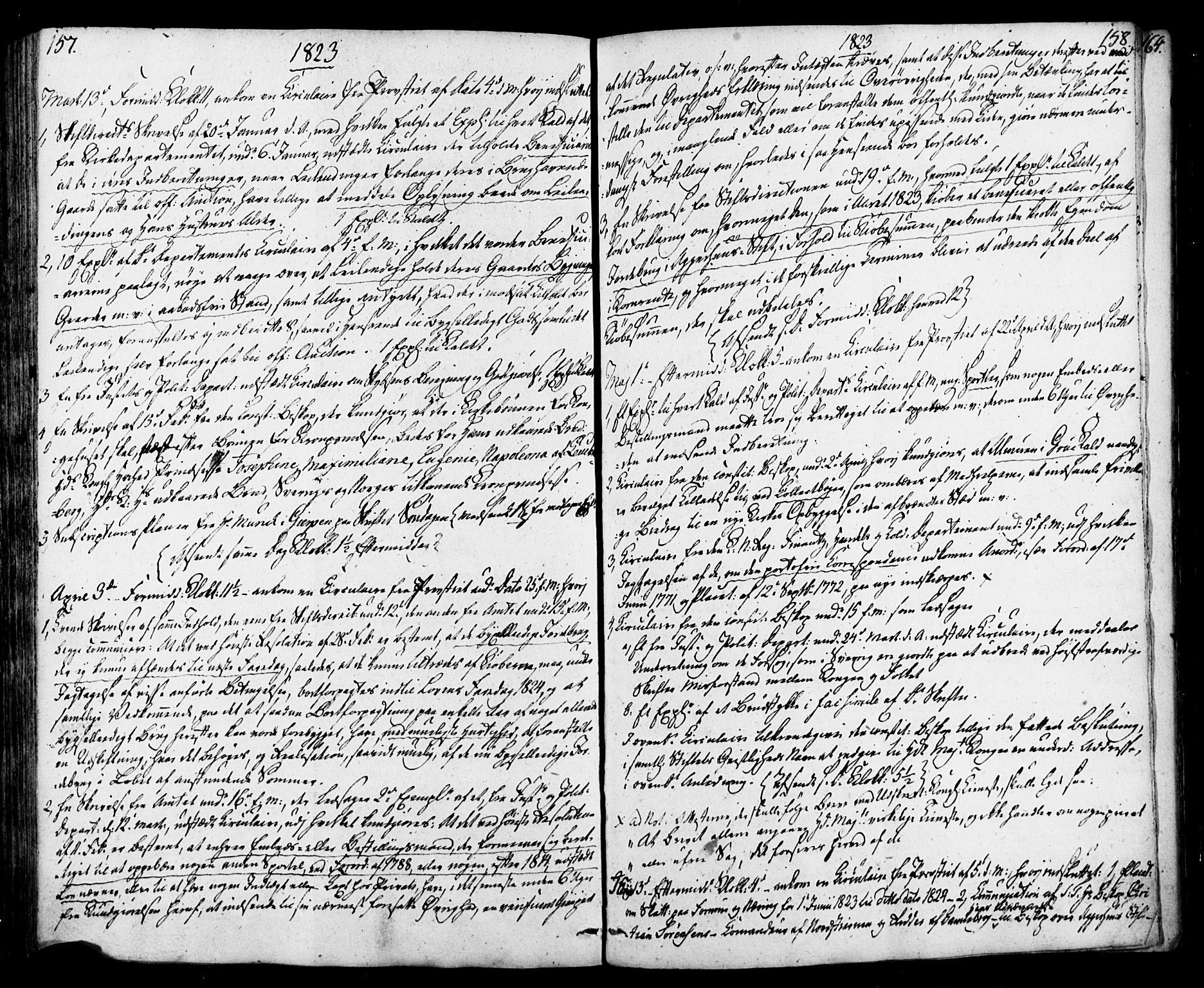 Sem kirkebøker, AV/SAKO-A-5/F/Fa/L0003: Parish register (official) no. I 3, 1799-1814, p. 157-158