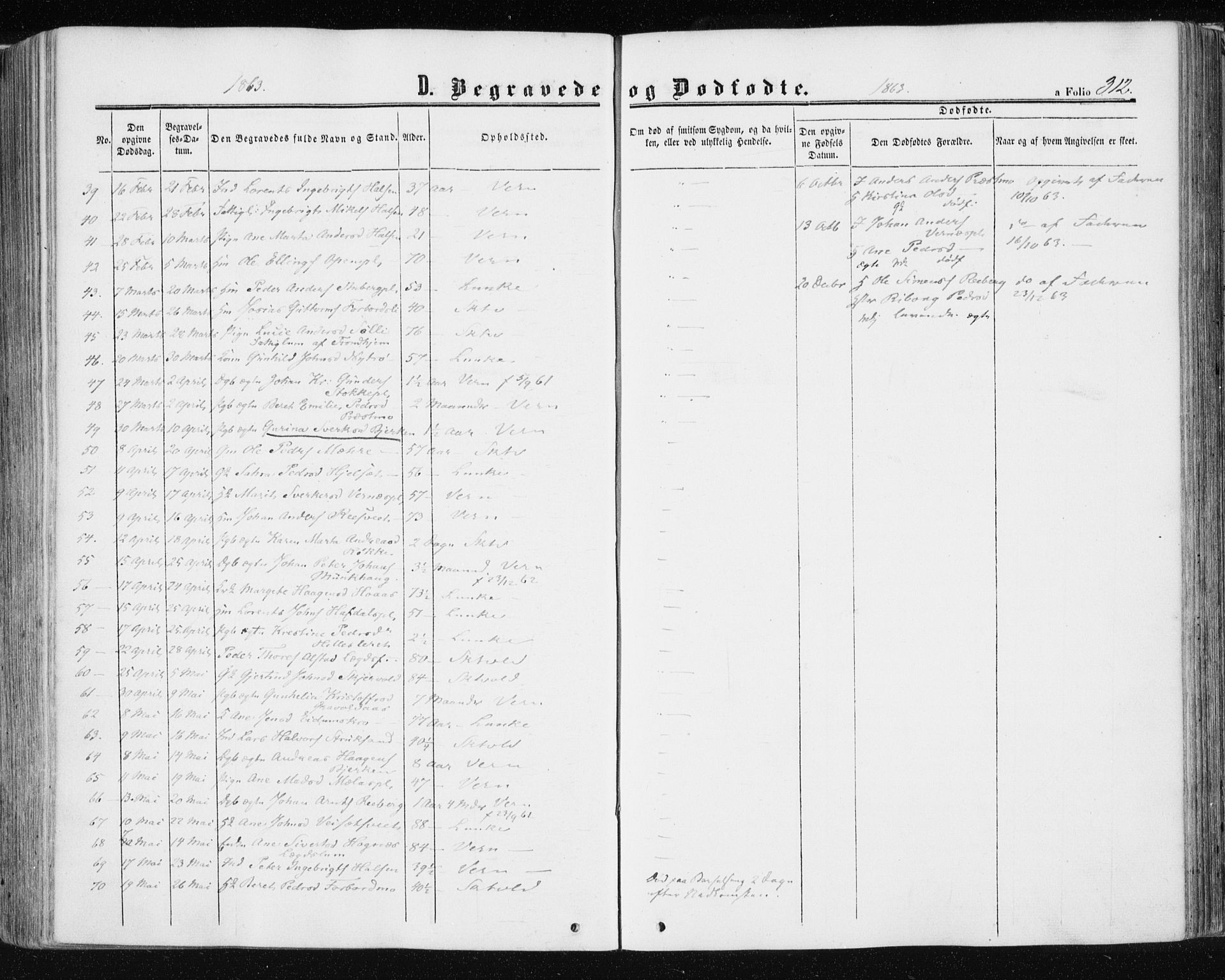 Ministerialprotokoller, klokkerbøker og fødselsregistre - Nord-Trøndelag, AV/SAT-A-1458/709/L0075: Parish register (official) no. 709A15, 1859-1870, p. 312