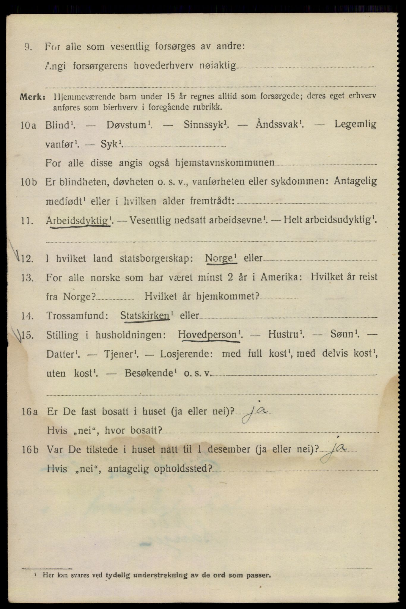 SAO, 1920 census for Kristiania, 1920, p. 203412