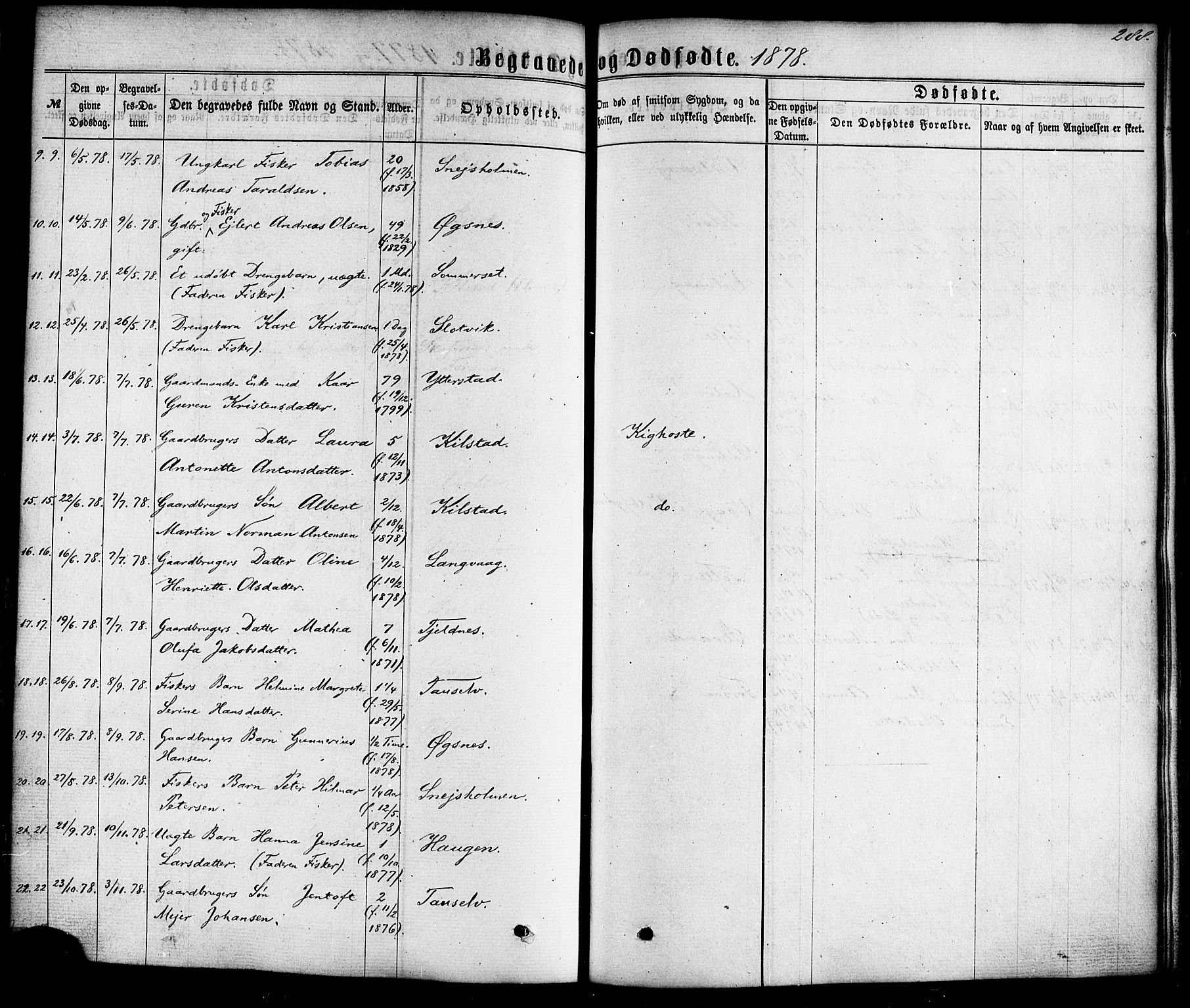 Ministerialprotokoller, klokkerbøker og fødselsregistre - Nordland, AV/SAT-A-1459/872/L1034: Parish register (official) no. 872A09, 1864-1884, p. 288