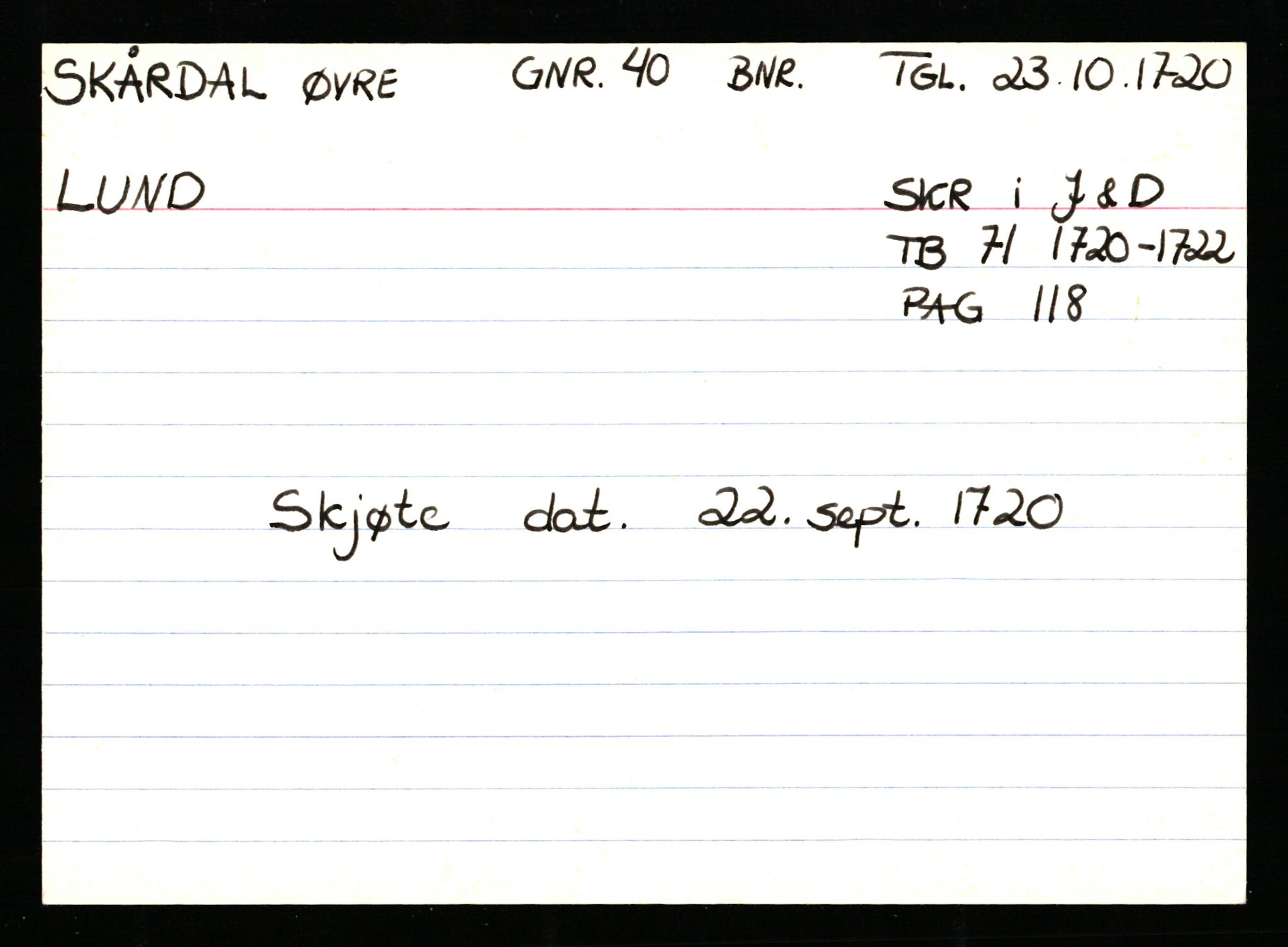 Statsarkivet i Stavanger, AV/SAST-A-101971/03/Y/Ym/L0053: Åstedskort sortert etter gårdsnavn: Skudeneshavn - Solbjør, 1600-1950, p. 224