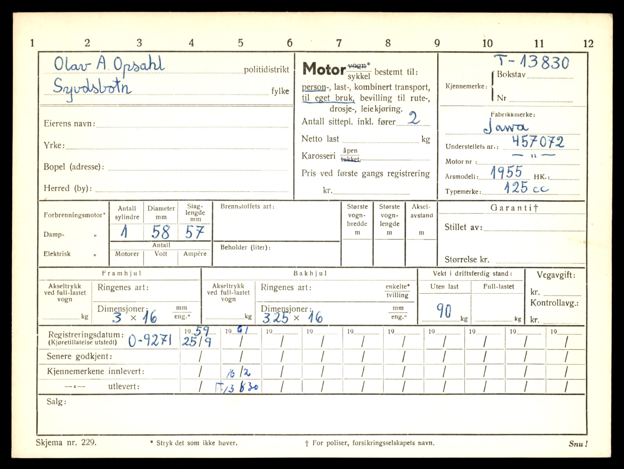 Møre og Romsdal vegkontor - Ålesund trafikkstasjon, AV/SAT-A-4099/F/Fe/L0041: Registreringskort for kjøretøy T 13710 - T 13905, 1927-1998, p. 2159