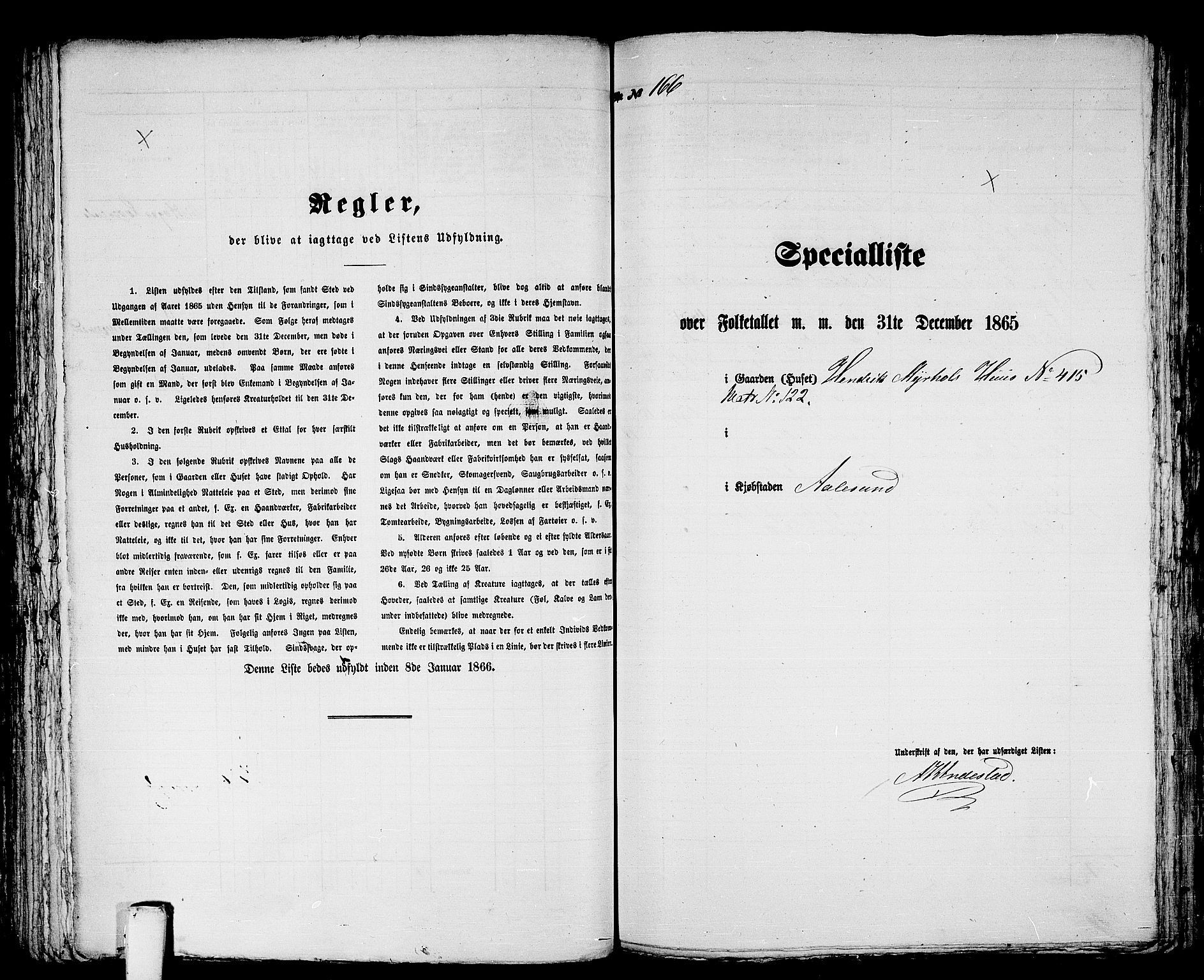 RA, 1865 census for Ålesund, 1865, p. 347