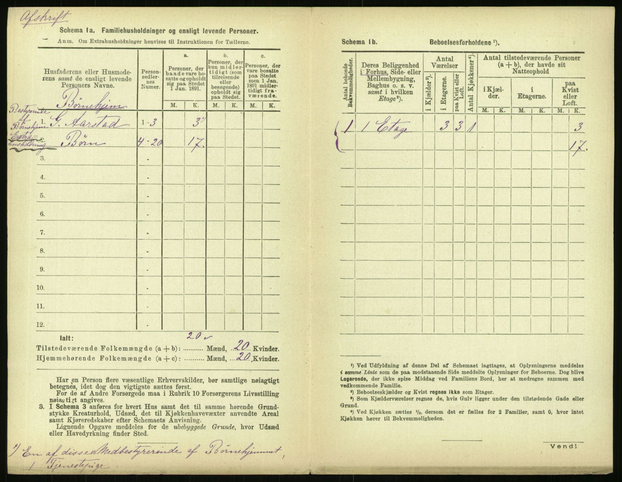 RA, 1891 census for 0301 Kristiania, 1891, p. 63290