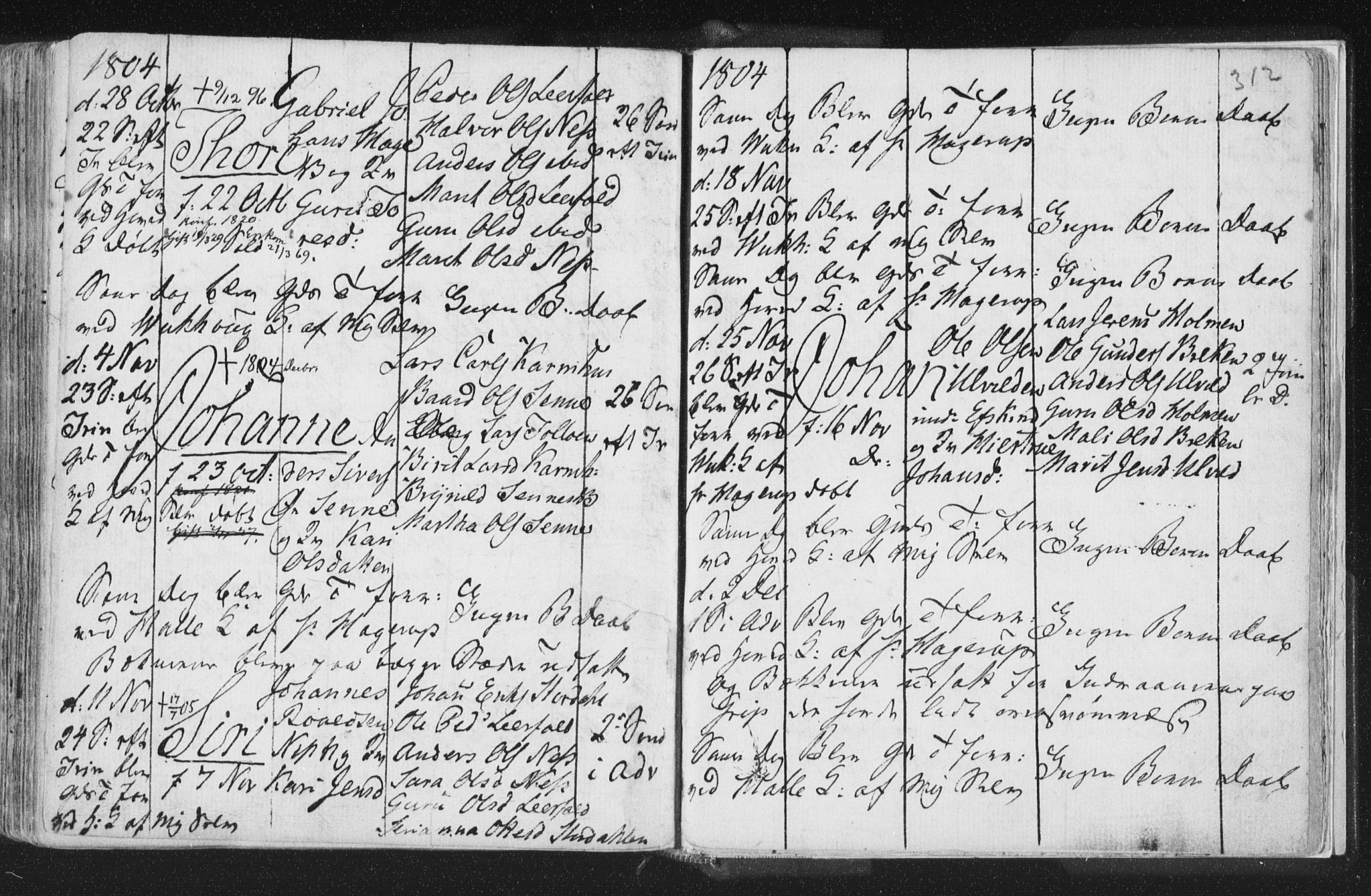 Ministerialprotokoller, klokkerbøker og fødselsregistre - Nord-Trøndelag, AV/SAT-A-1458/723/L0232: Parish register (official) no. 723A03, 1781-1804, p. 312