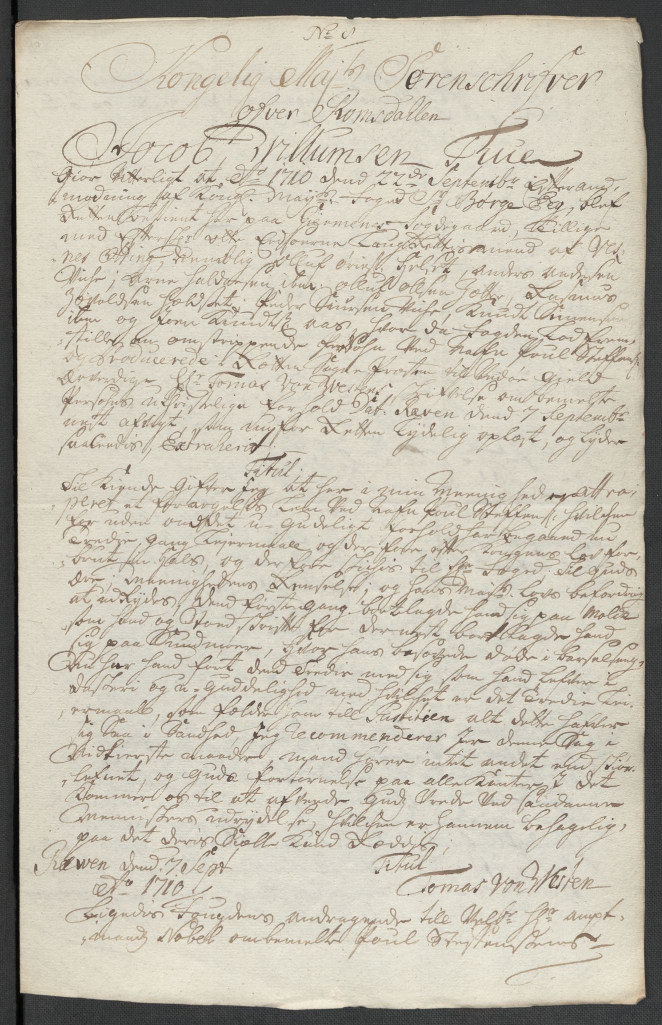 Rentekammeret inntil 1814, Reviderte regnskaper, Fogderegnskap, AV/RA-EA-4092/R55/L3659: Fogderegnskap Romsdal, 1709-1710, p. 461