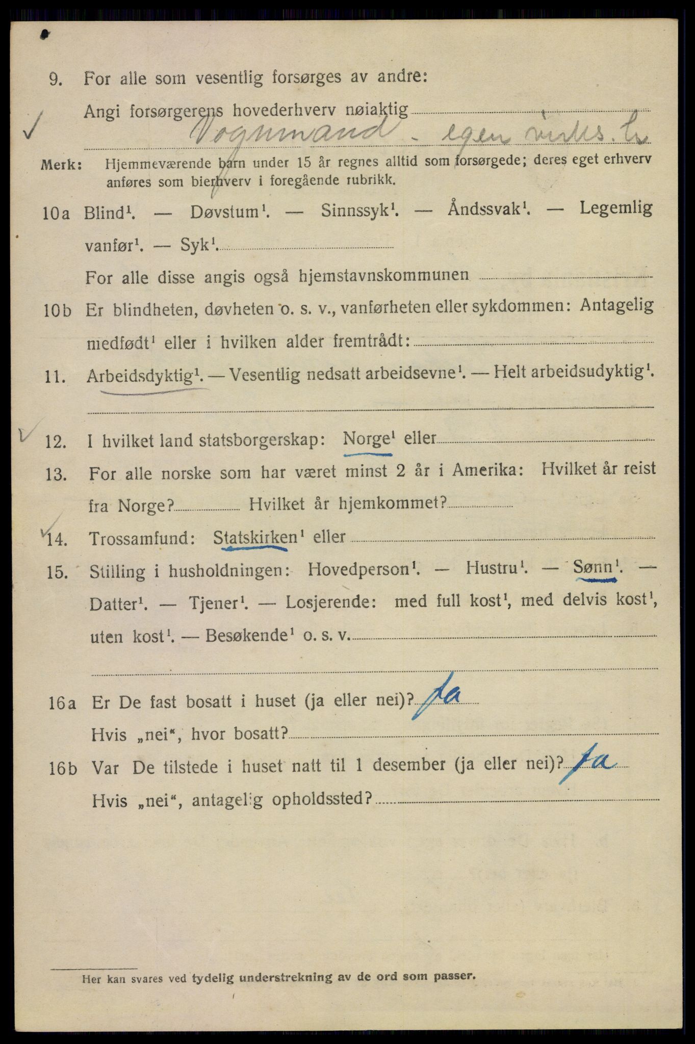 SAO, 1920 census for Kristiania, 1920, p. 352198