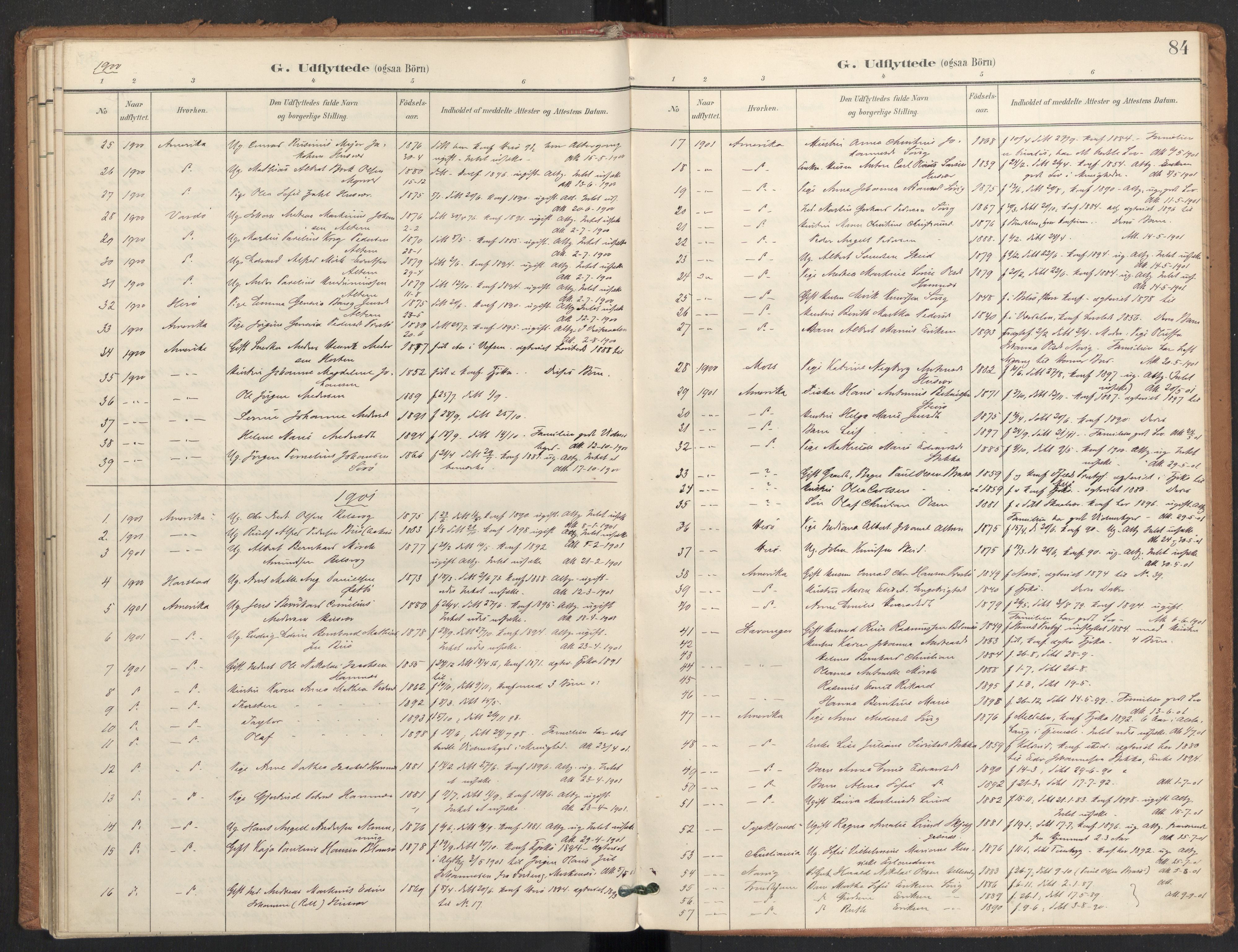 Ministerialprotokoller, klokkerbøker og fødselsregistre - Nordland, SAT/A-1459/830/L0454: Parish register (official) no. 830A18, 1897-1913, p. 84