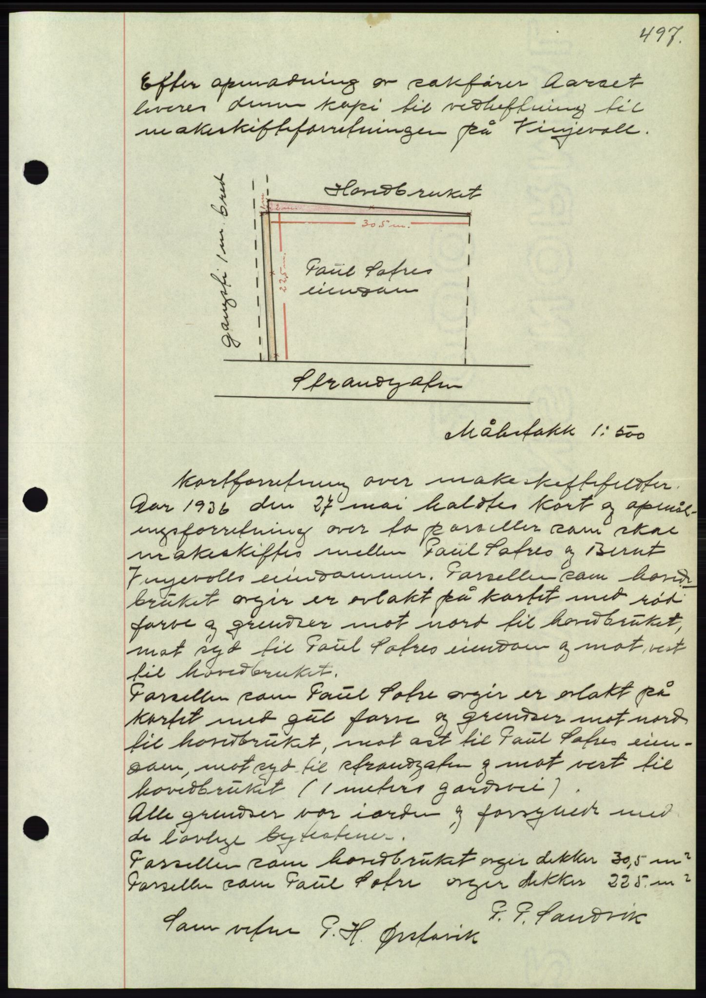 Søre Sunnmøre sorenskriveri, AV/SAT-A-4122/1/2/2C/L0062: Mortgage book no. 56, 1936-1937, Diary no: : 420/1937