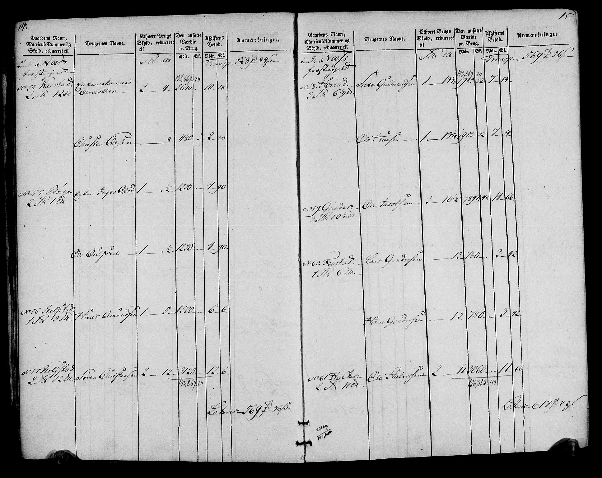 Rentekammeret inntil 1814, Realistisk ordnet avdeling, AV/RA-EA-4070/N/Ne/Nea/L0023: Øvre Romerike fogderi. Oppebørselsregister, 1803-1804, p. 9