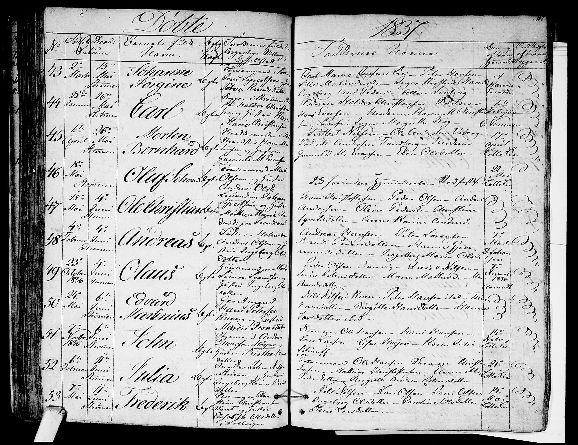 Hurum kirkebøker, AV/SAKO-A-229/F/Fa/L0010: Parish register (official) no. 10, 1827-1846, p. 117