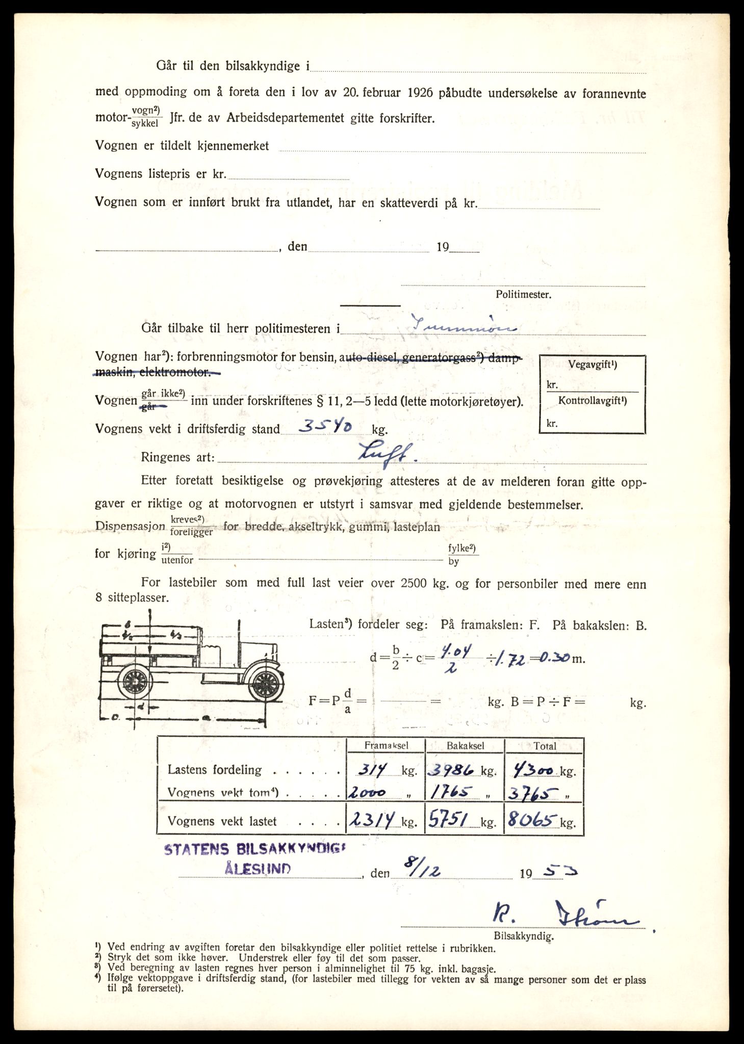 Møre og Romsdal vegkontor - Ålesund trafikkstasjon, AV/SAT-A-4099/F/Fe/L0033: Registreringskort for kjøretøy T 12151 - T 12474, 1927-1998, p. 2390